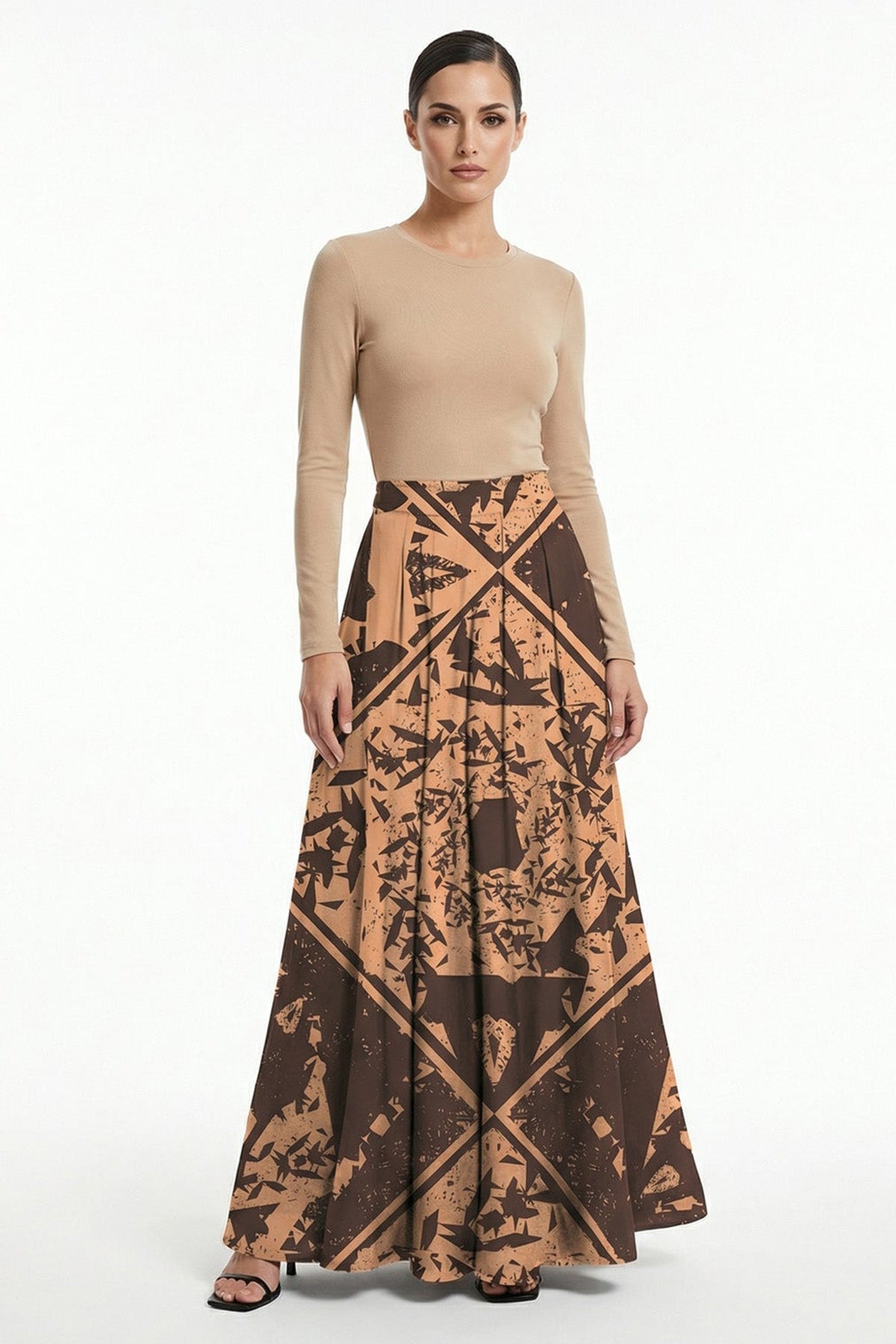 Buy Yellow Satin Contemporary Skirt for women by Tezhhomayaa online available at scrollnshops