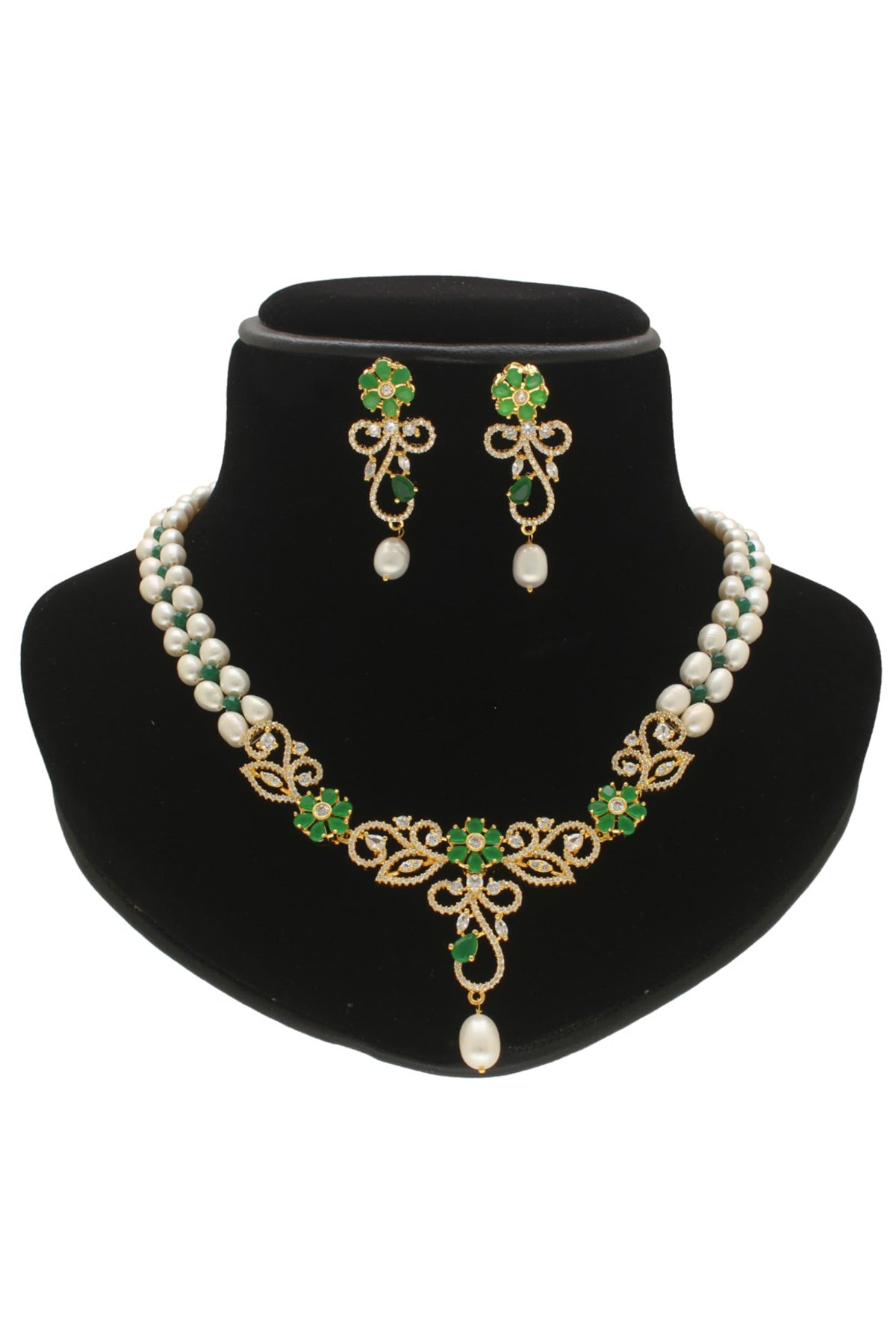 Yellow & White Stone Jewellery