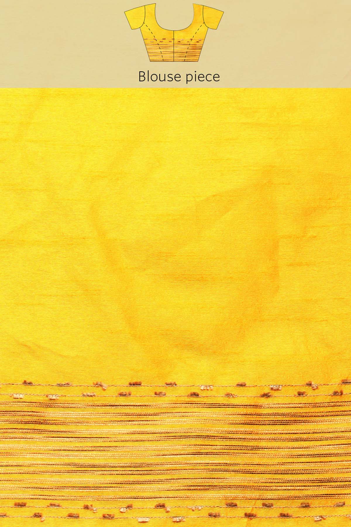 Yellow Woven Butti Work Saree