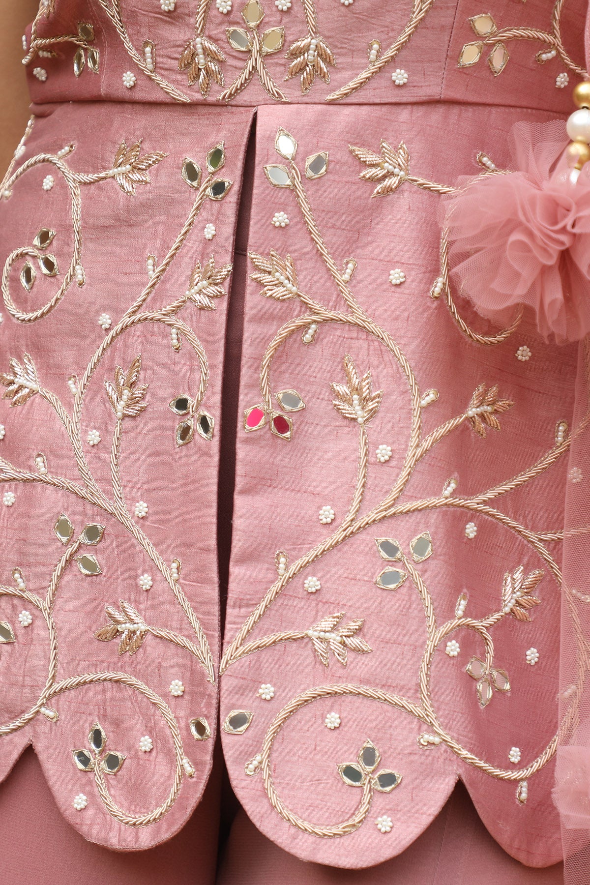 Zardosi Embroidered Sharara Set