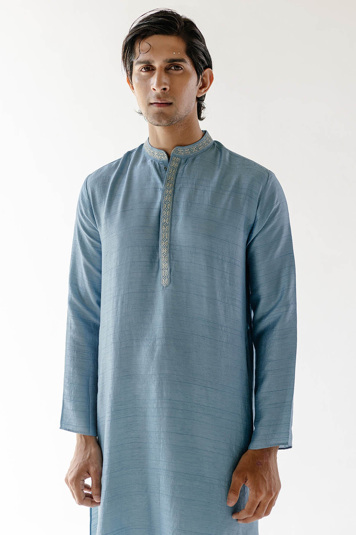 Zardozi Placket Kurta Set