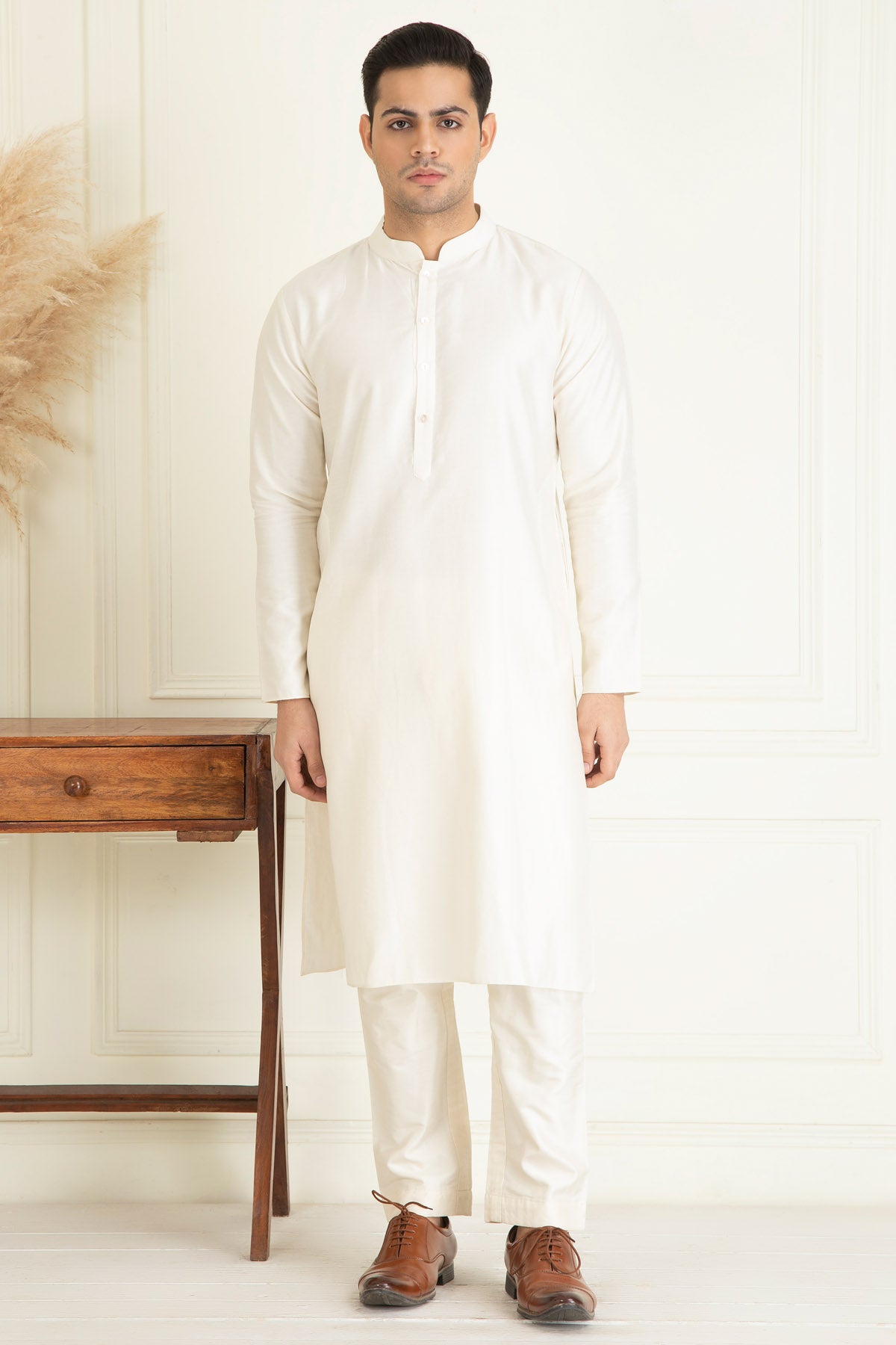 Zardozi Silk Sherwani Set
