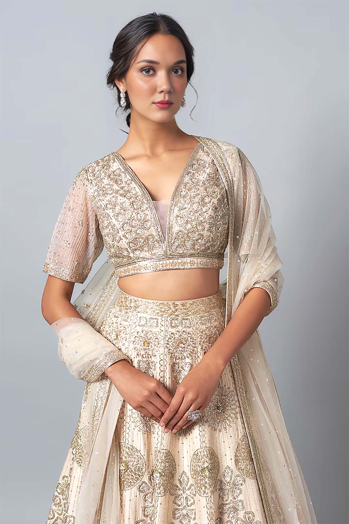 Zardozi Embroidered Lehenga Set