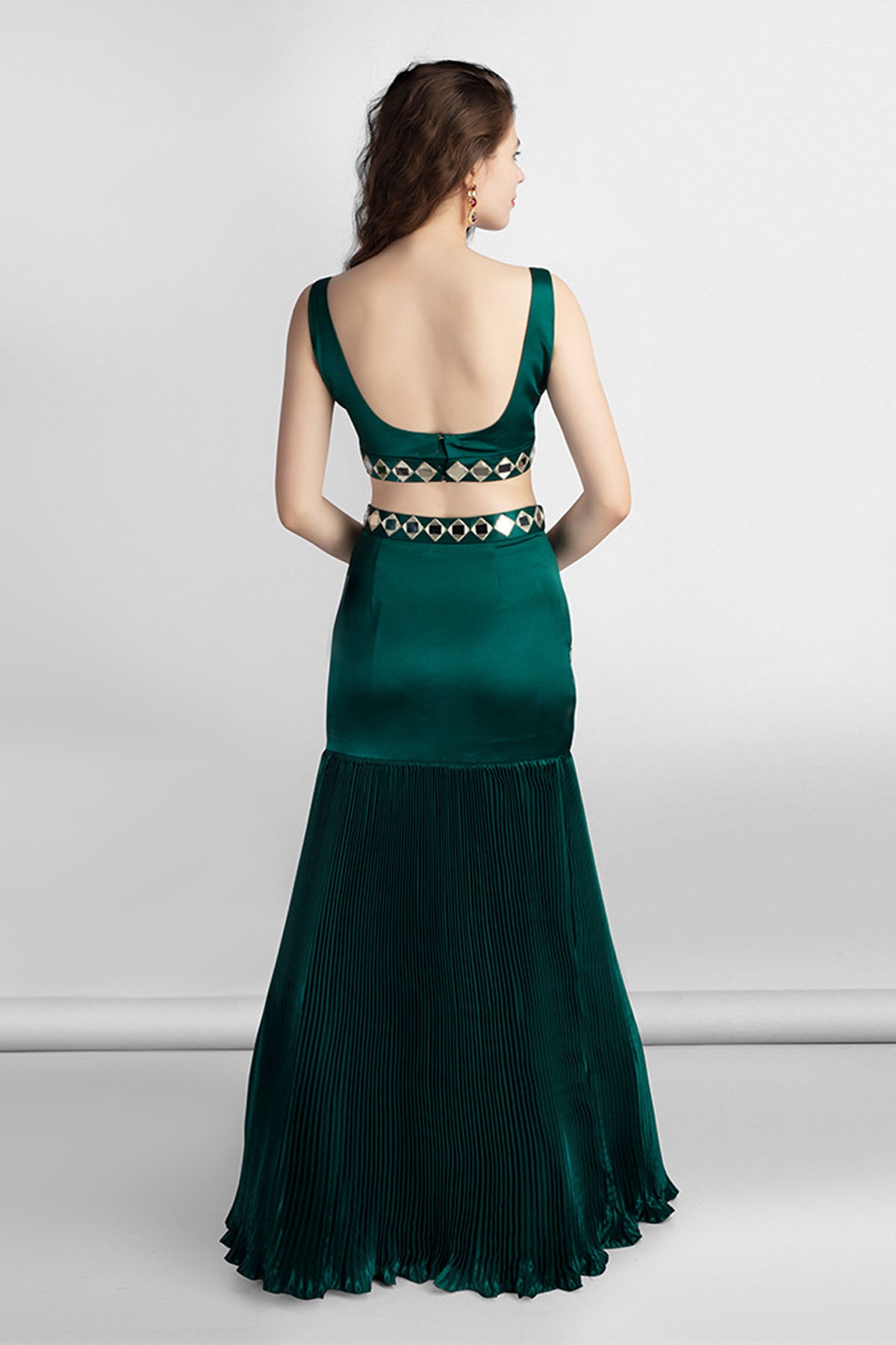 Zari Embroidered Lehenga Set