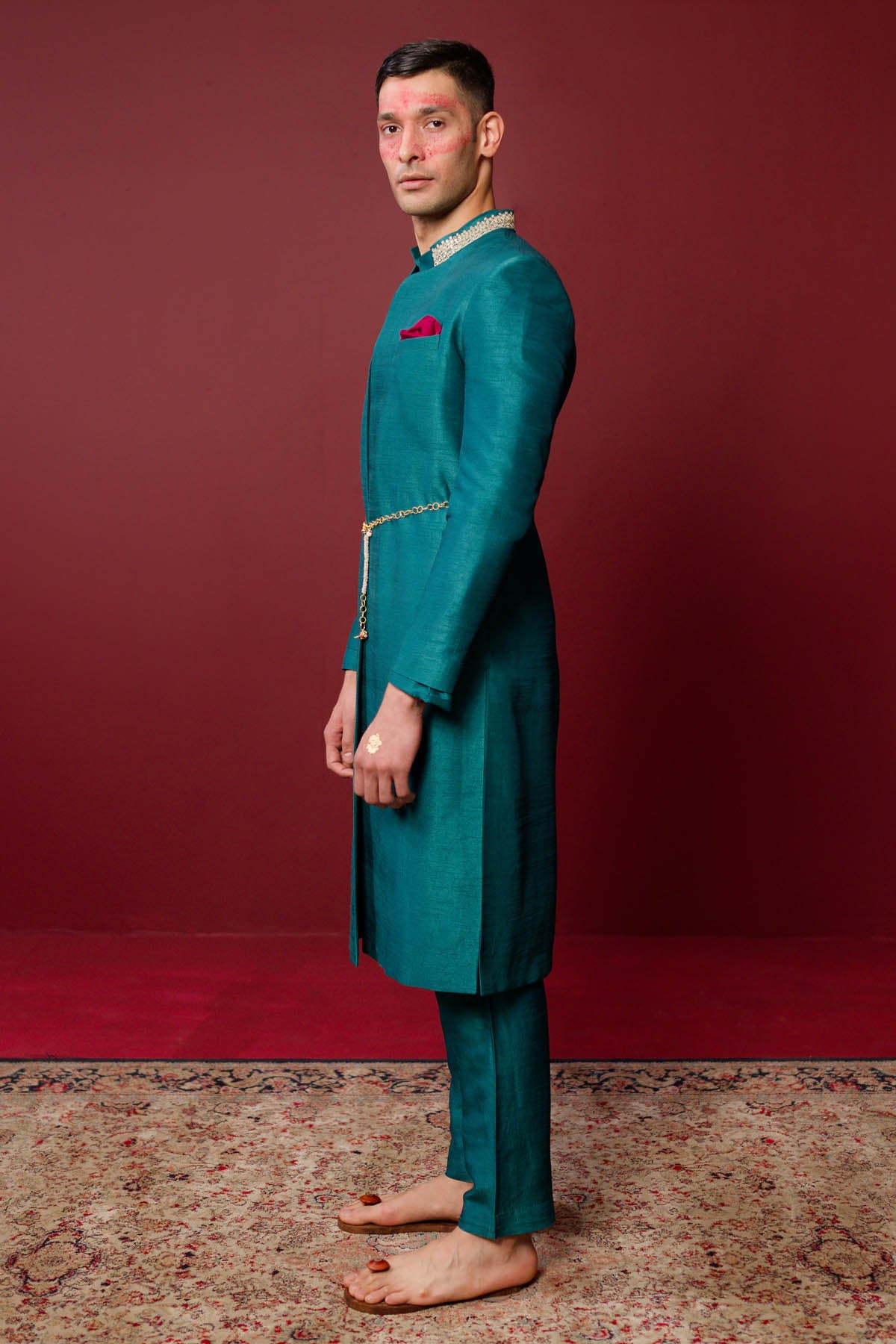 Zari Embroidered Sherwani Set