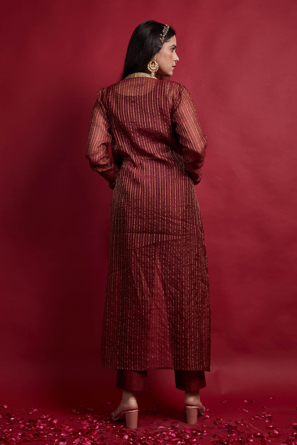 Zari Striped Jacket & Pants Set