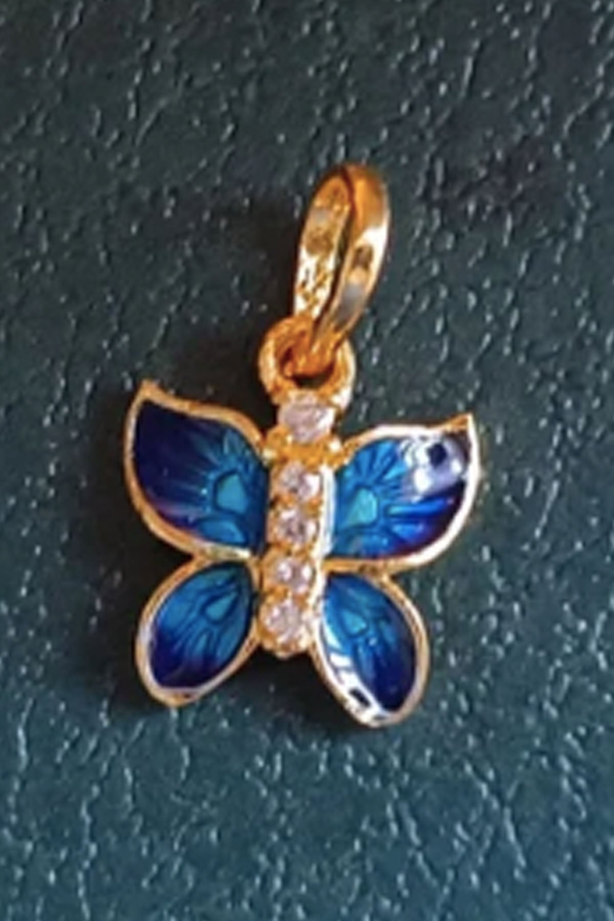 Zirconia Butterfly Pendant