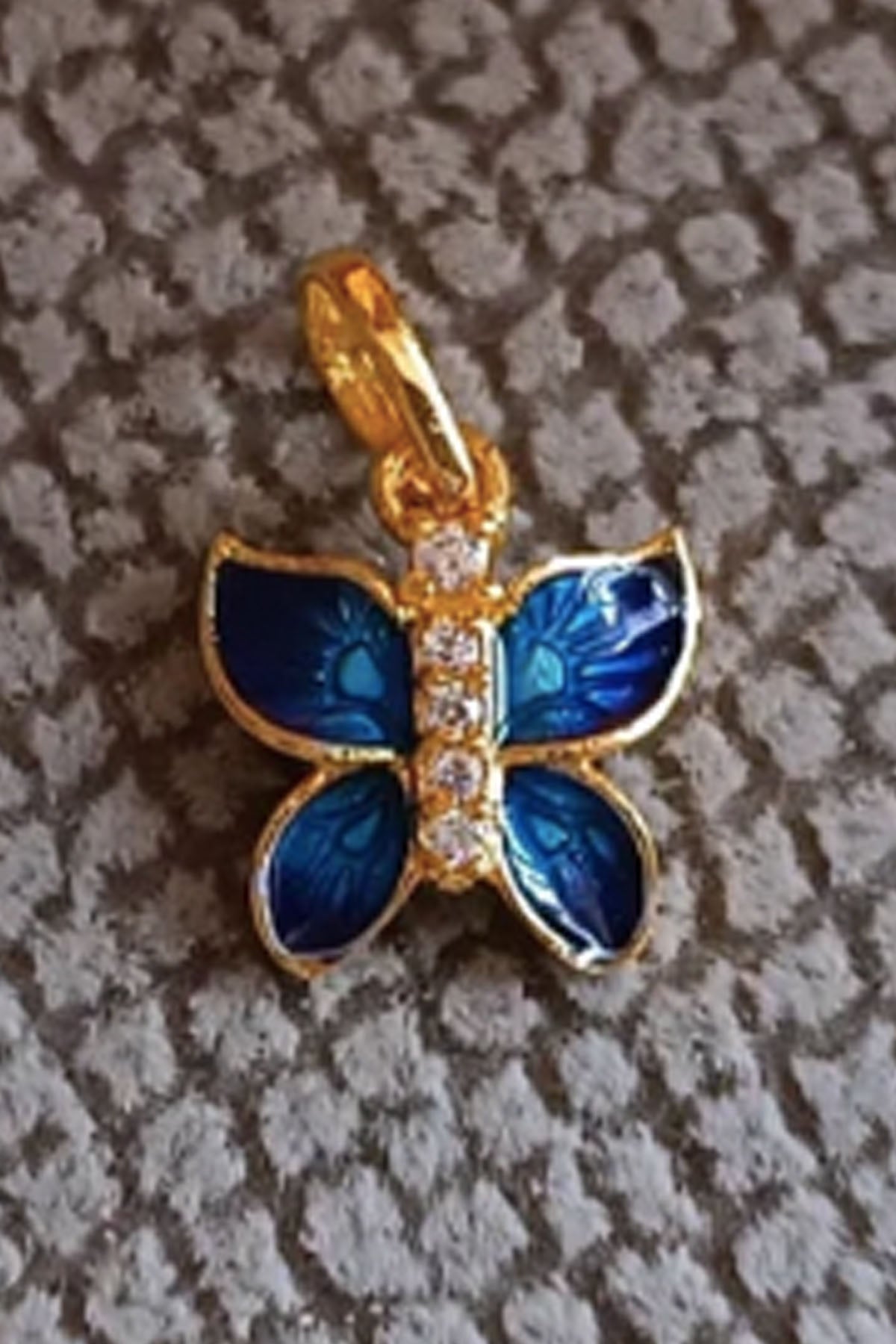 Zirconia Butterfly Pendant