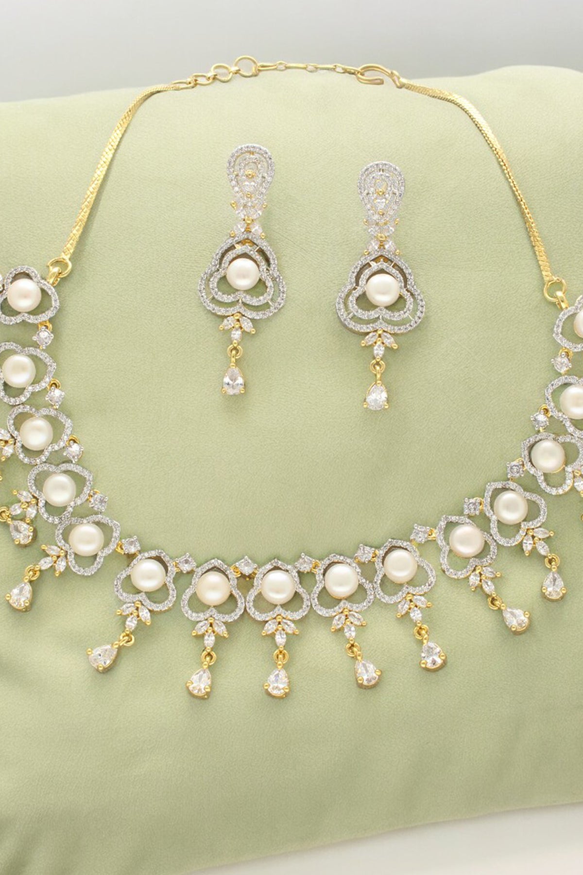 Zirconia Yellow Jewellery Set