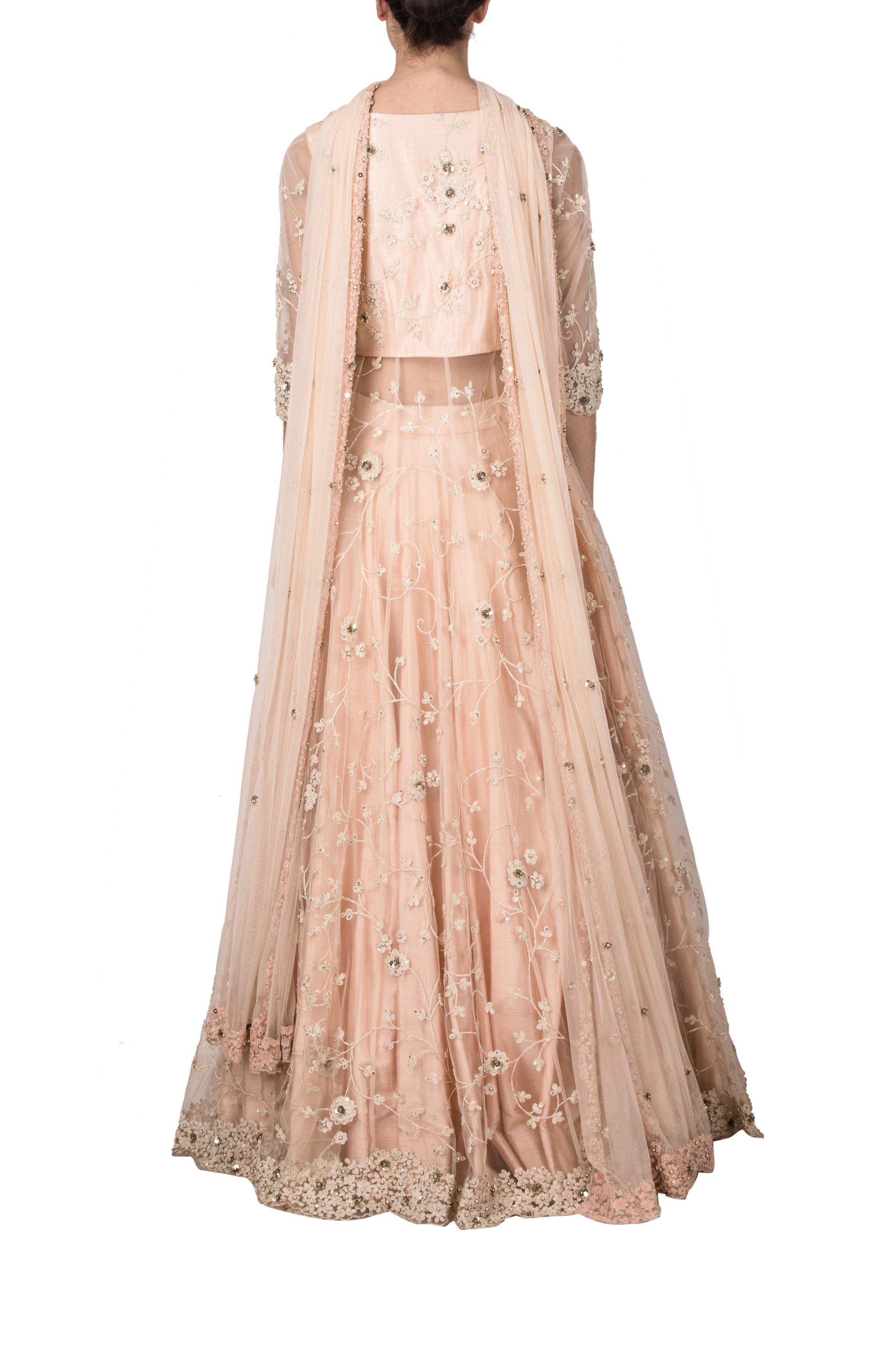 Jacket Embroidered Lehenga Set