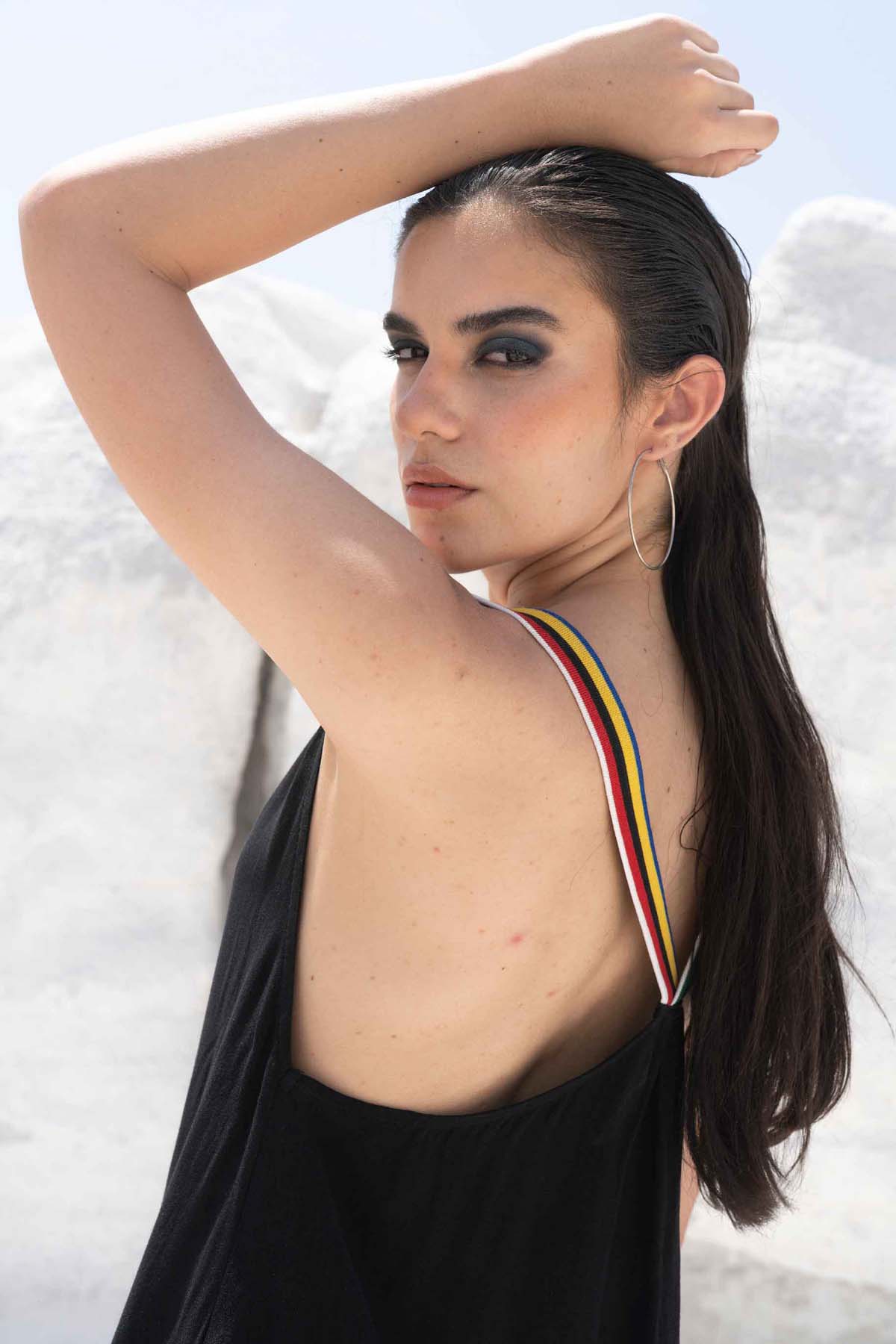 A-Line Viscose Rayon Dress