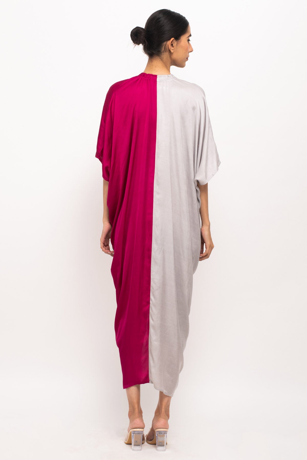 Adjustable Front Ruched Dress