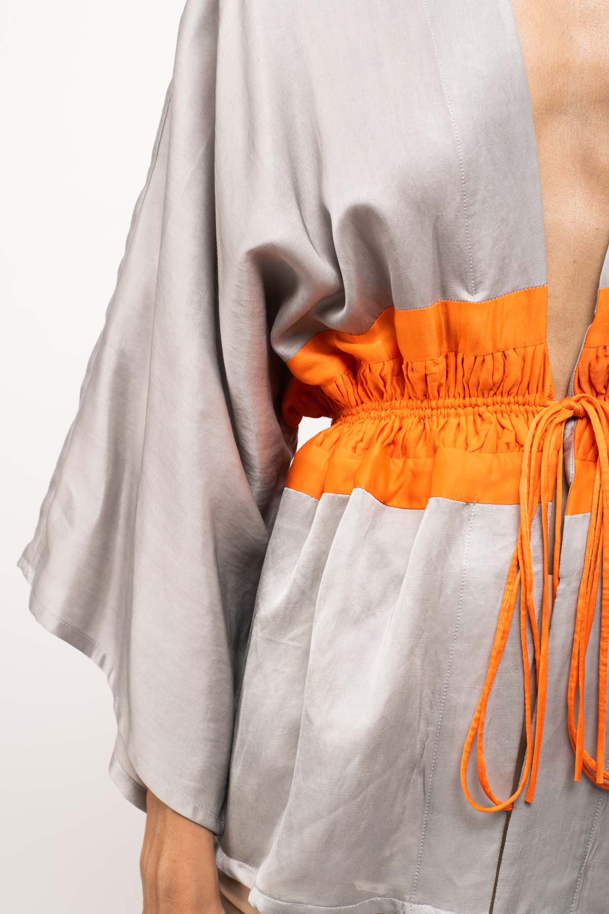 Adjustable Ruched Short Cape