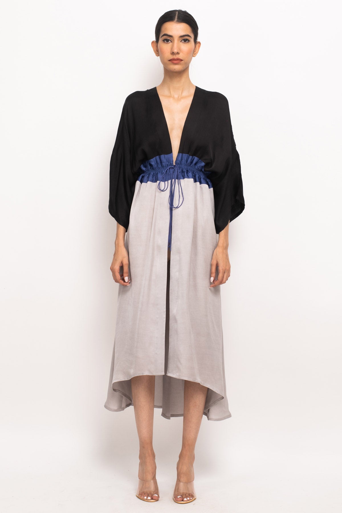 Buy Neora by Nehal ChopraAdjustable Ruched Free Size Dress for Women Online