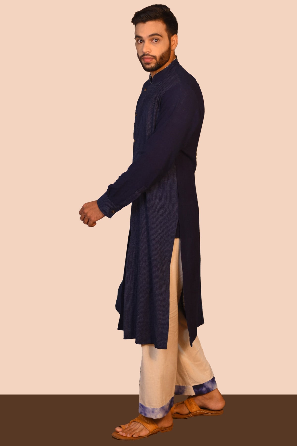 Angrakha Kurta & Churidar Set