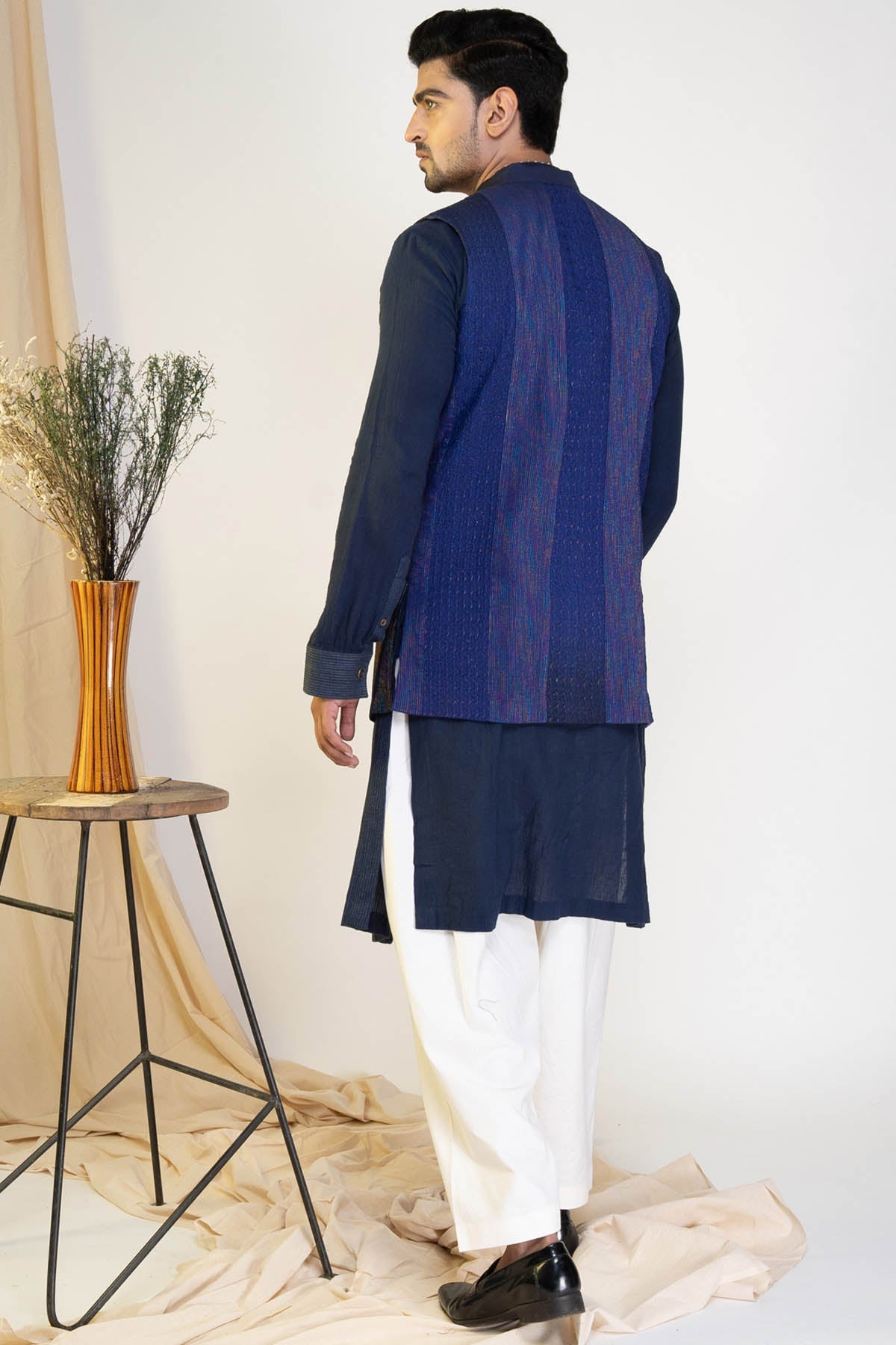 Angrakha Sadri & Kurta Set