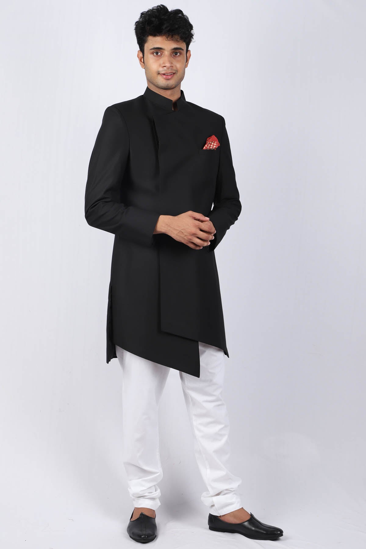 Asymmetric Nawaab Jacket