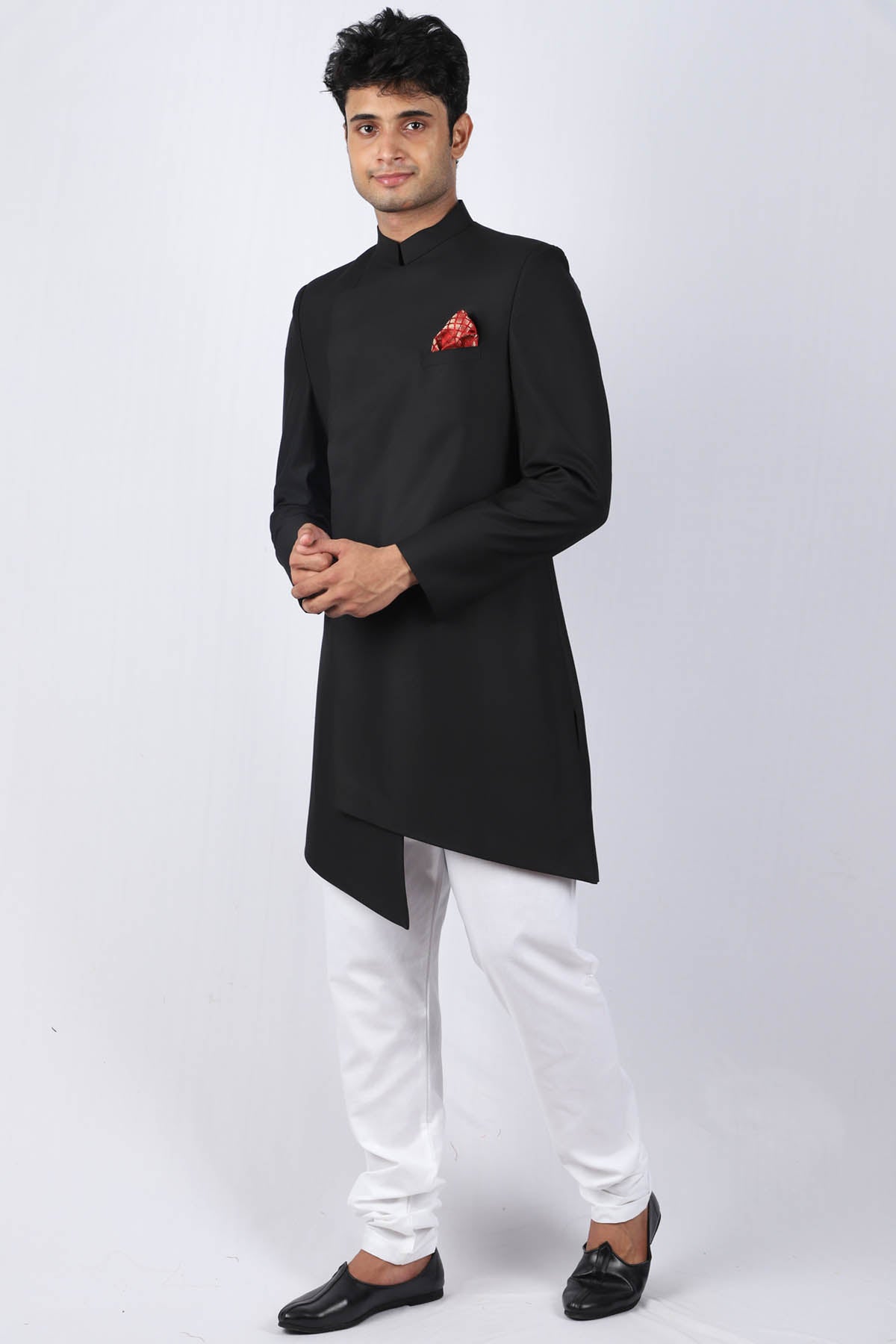 Asymmetric Nawaab Jacket