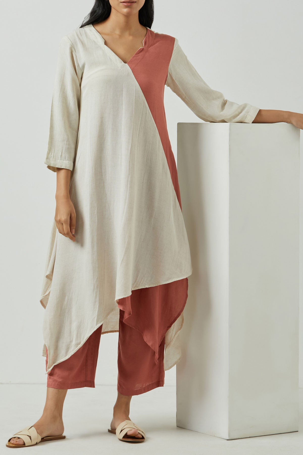 Buy Markkah Studio Asymmetric Tunic Dress for Women Online at ScrollnShops