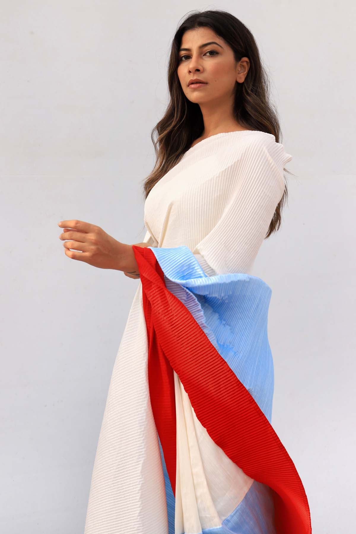 Autumn Morning Silk Drape Saree