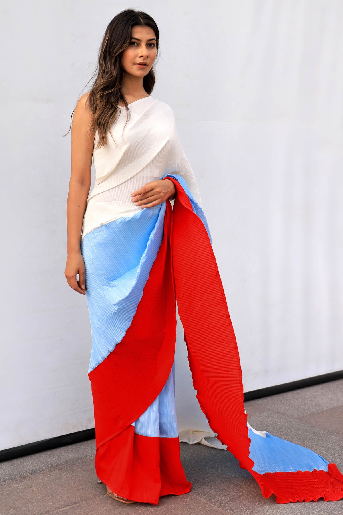 Autumn Morning Silk Drape Saree