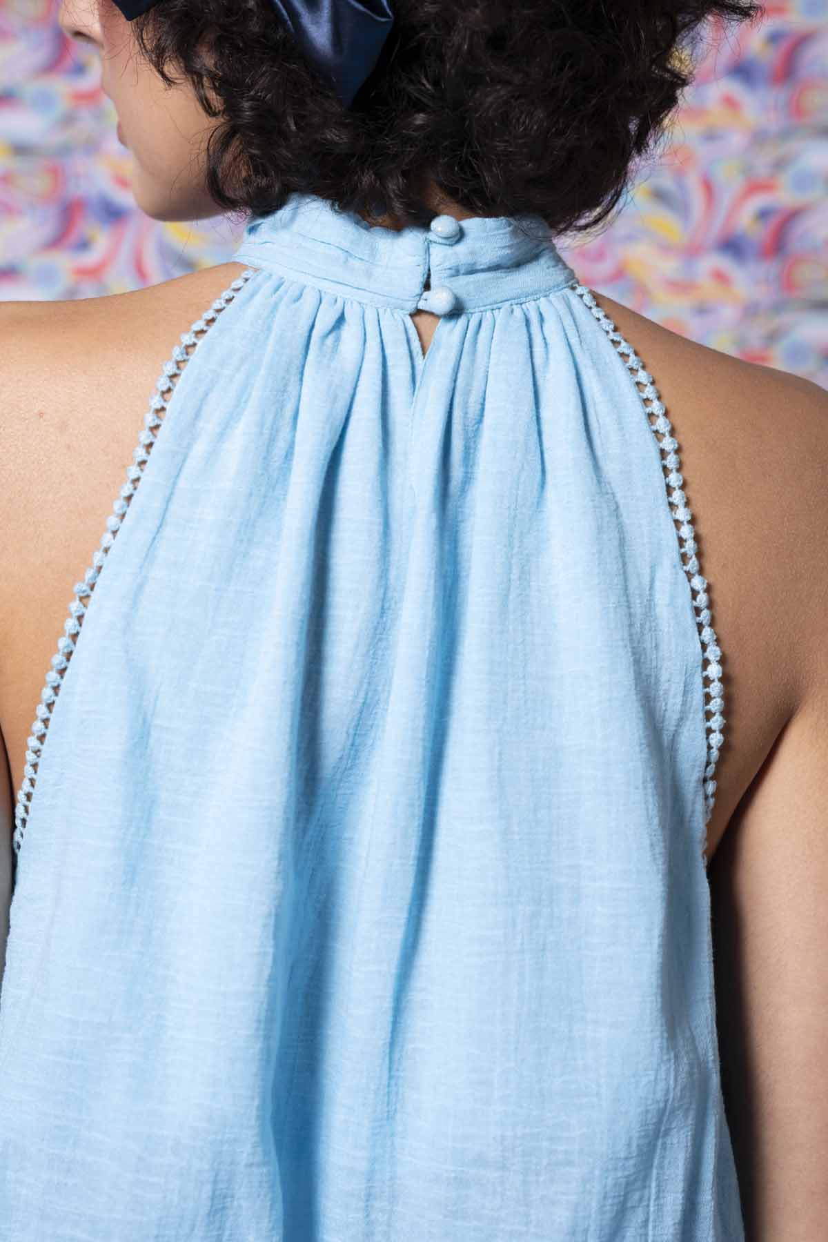 Balloon Style Turtle Neck Top