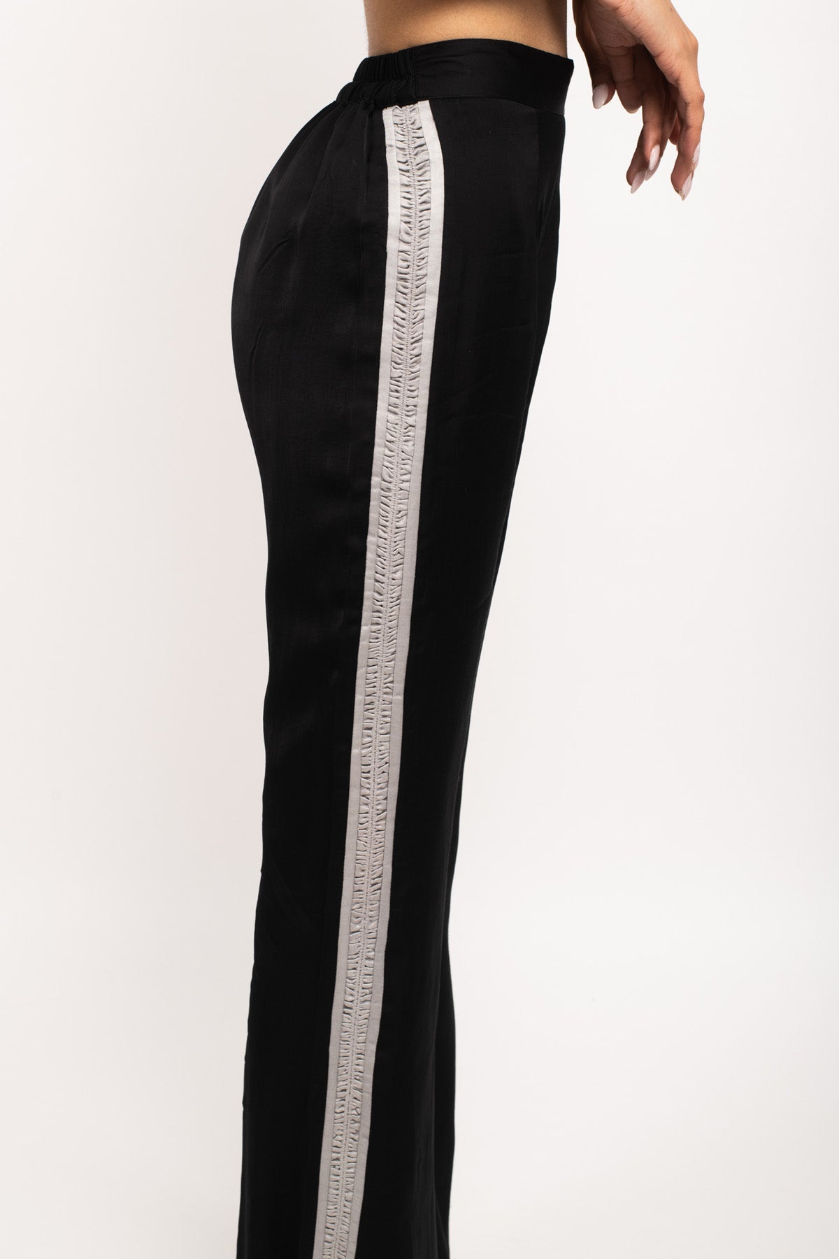 Black Color Blocked Co-ord Set