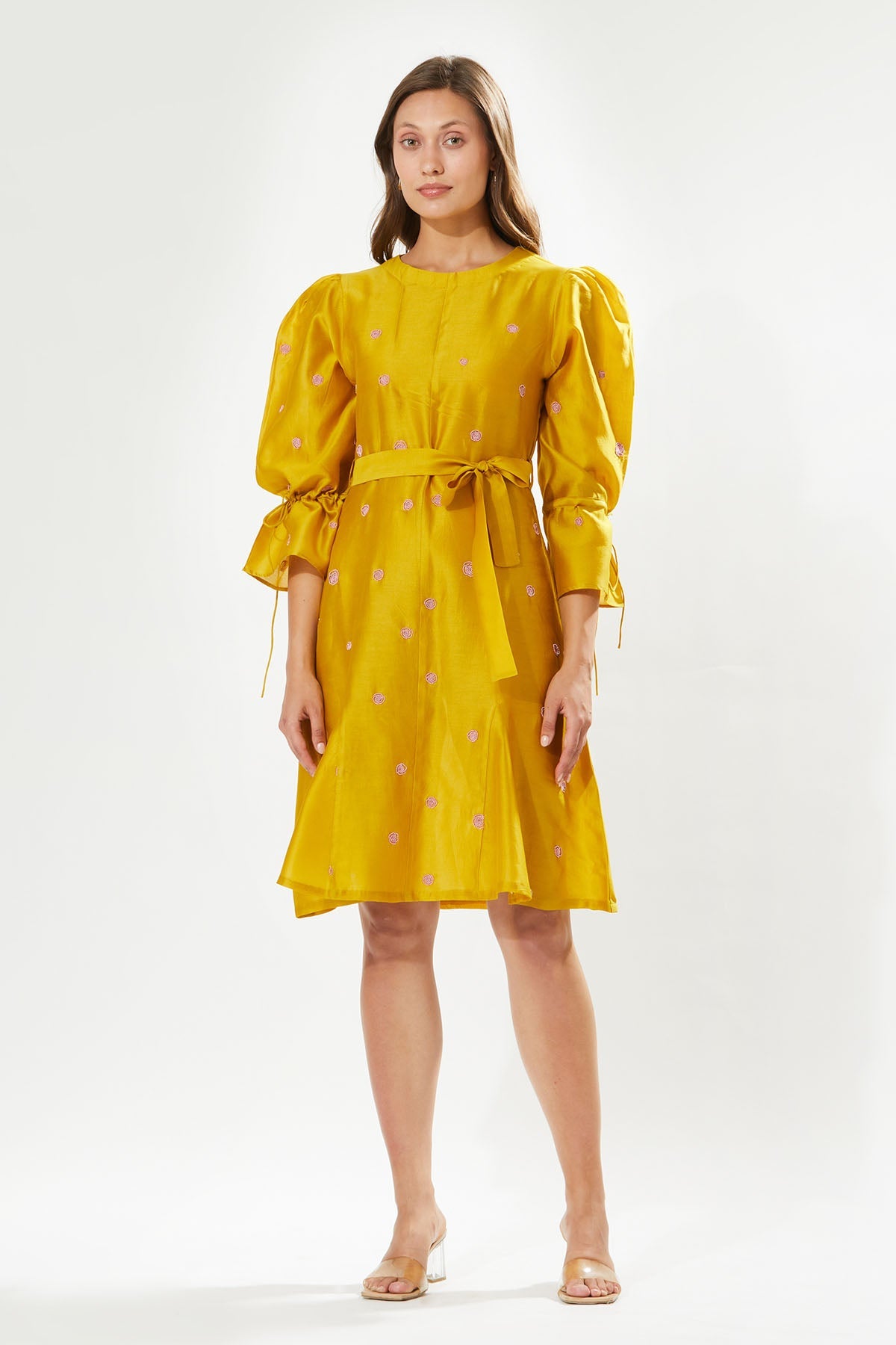 Buy Designer Meadow Blooming Embroidered Dress for Women at ScrollnShops