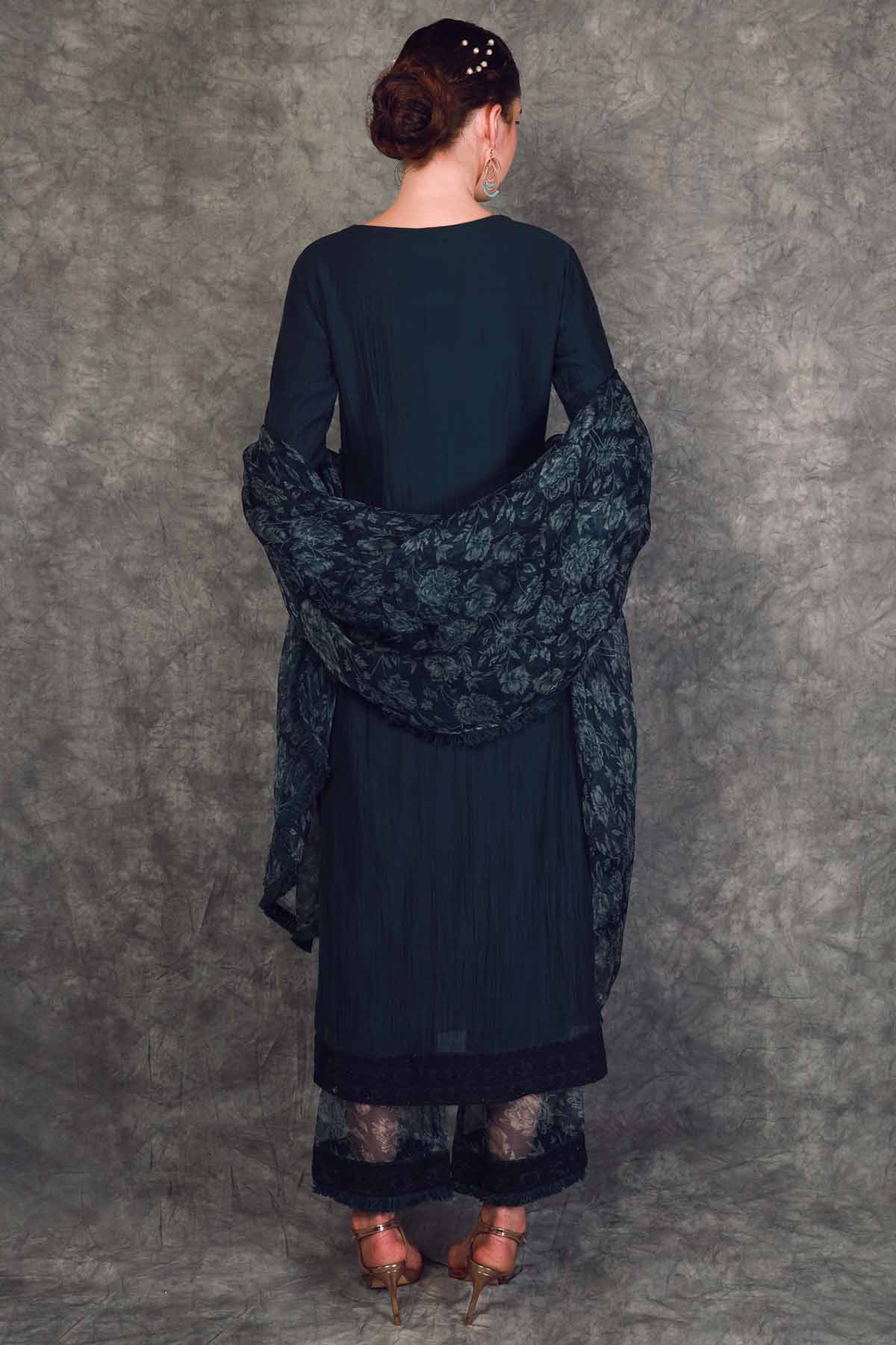 Blue Dori Embroidered Kurta Set