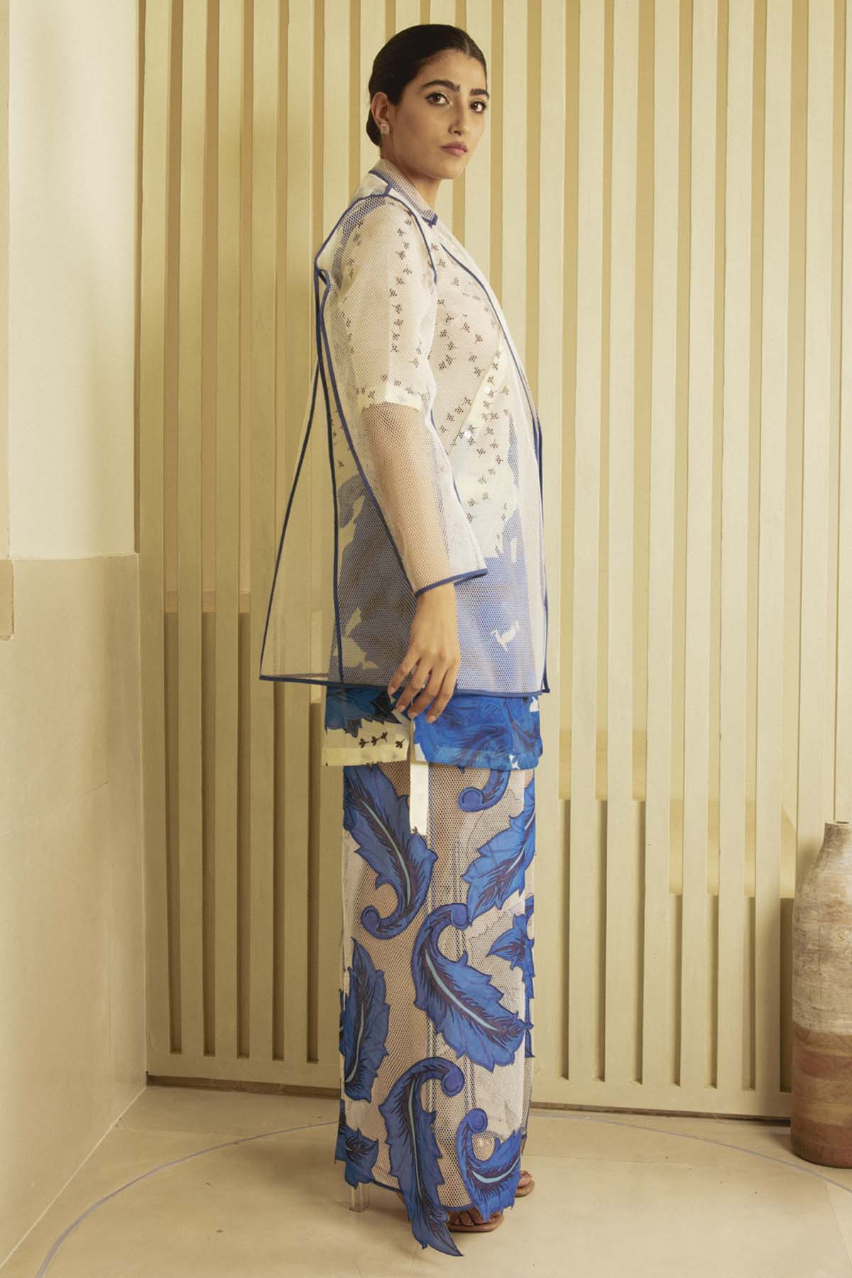 Chanderi Jacket & Palazzo Set