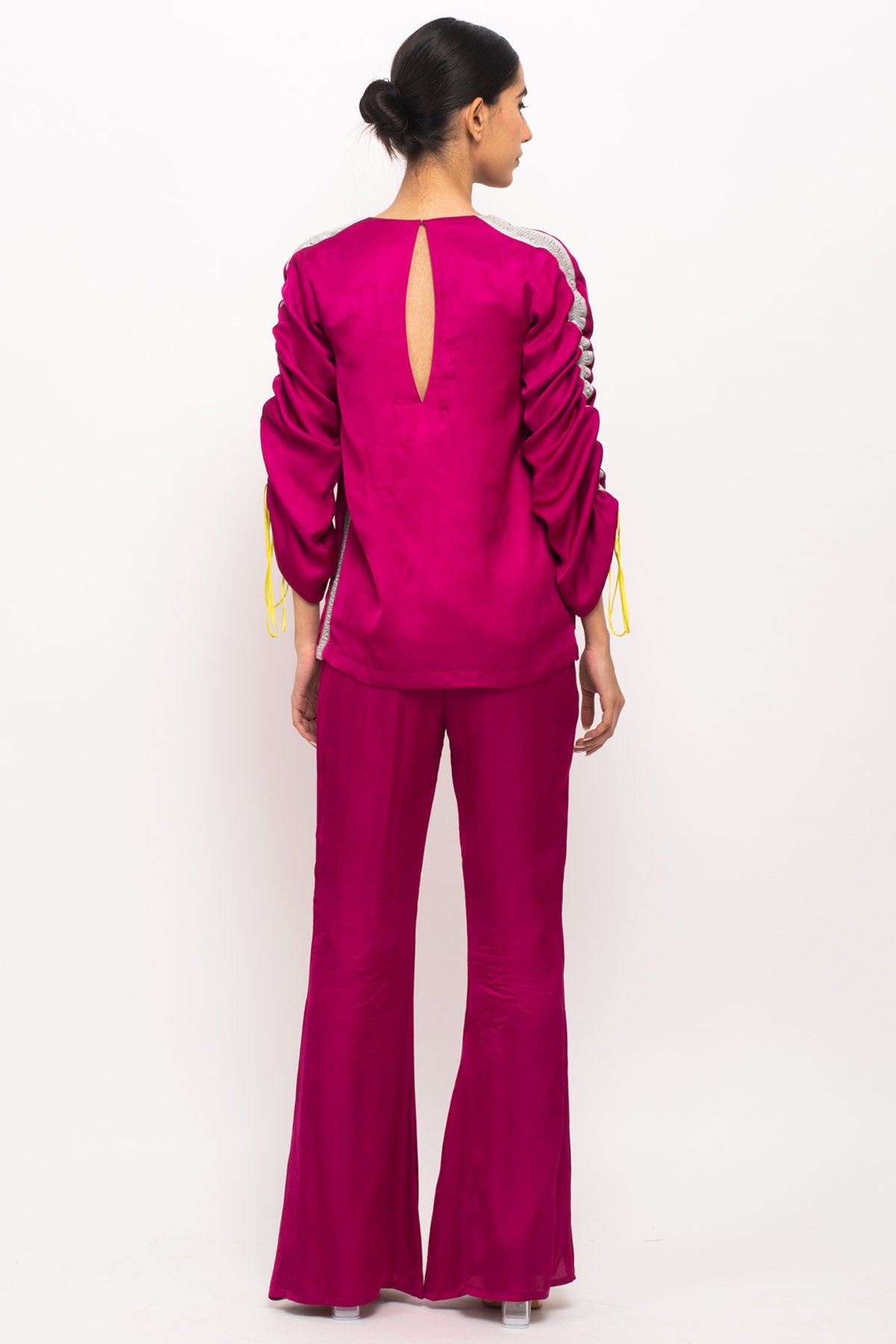 Color Blocked Full Sleeves Co-ord Set