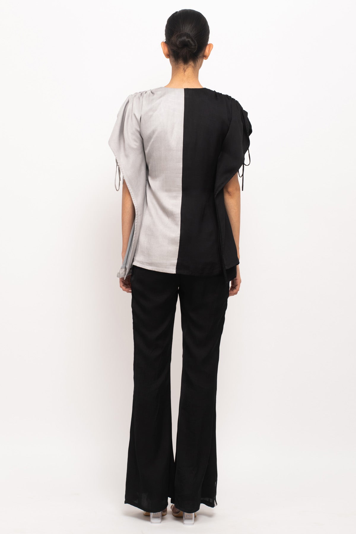 Color Blocked Kaftan Top & Pants