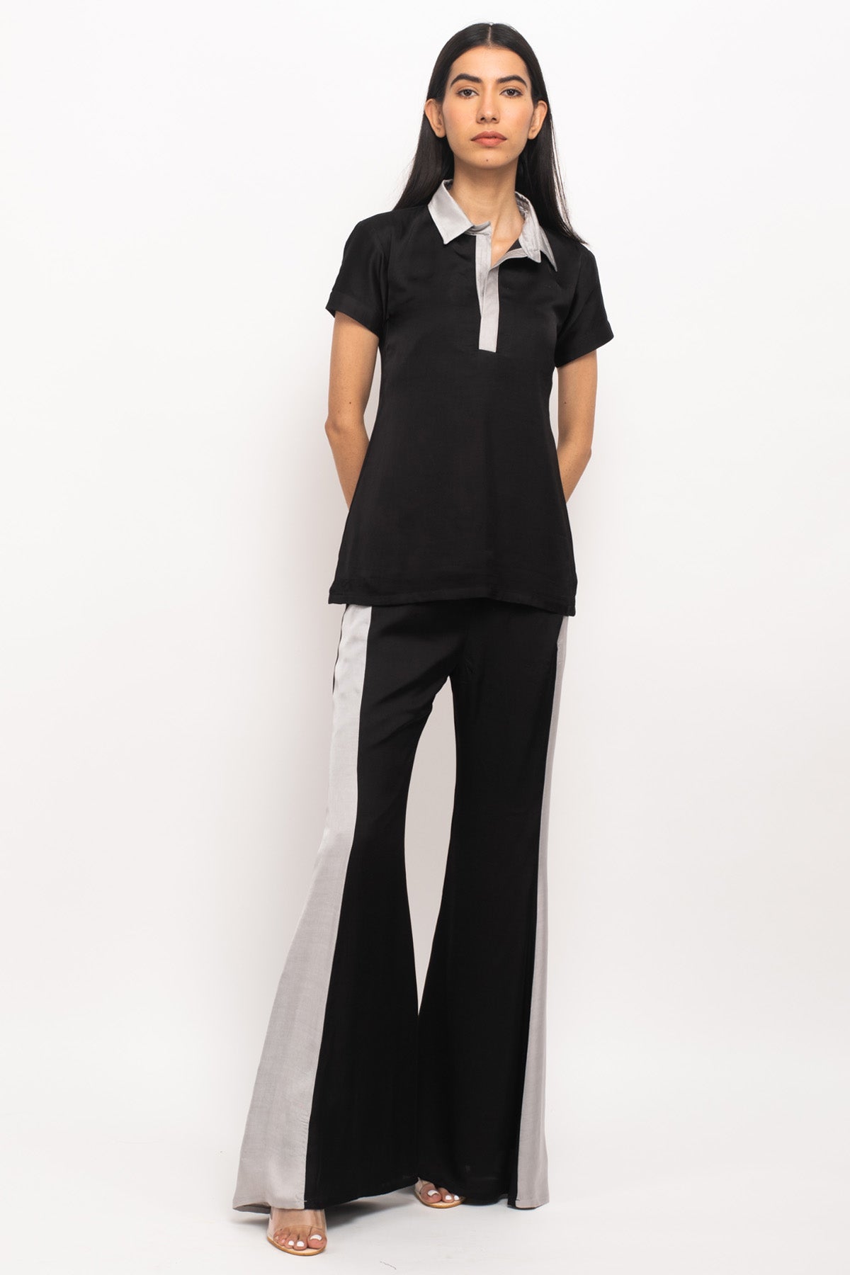 Buy Neora by Nehal ChopraColor Blocked Panelled Co-ord Set for Women Online