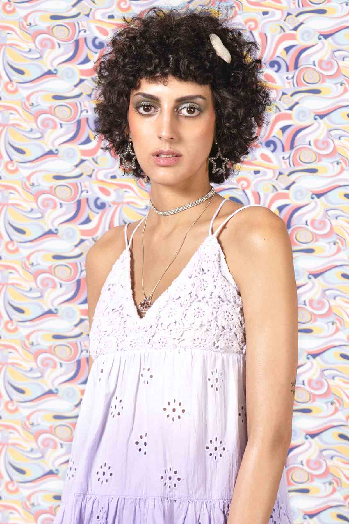 Cotton Crochet Strappy Dress