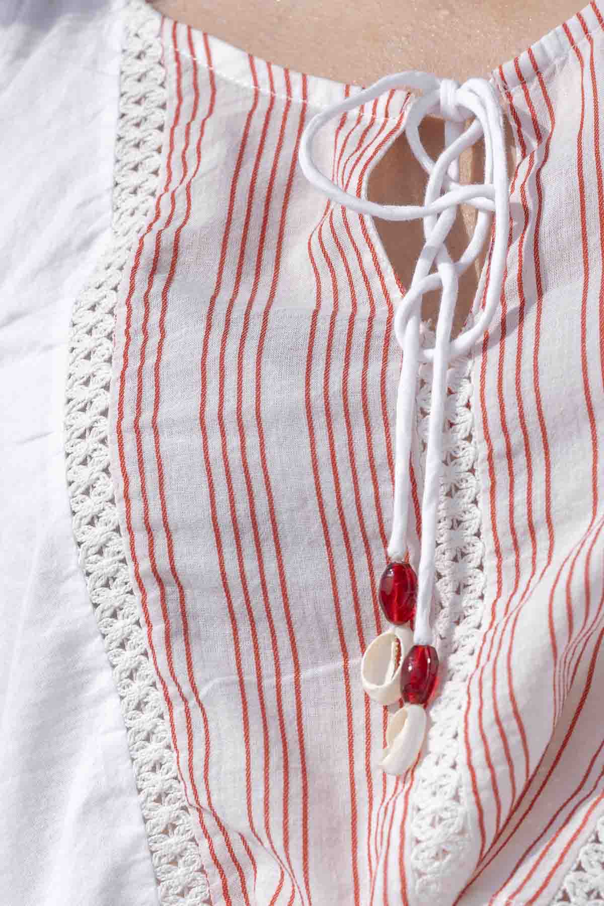 Cotton Lace Crop Top