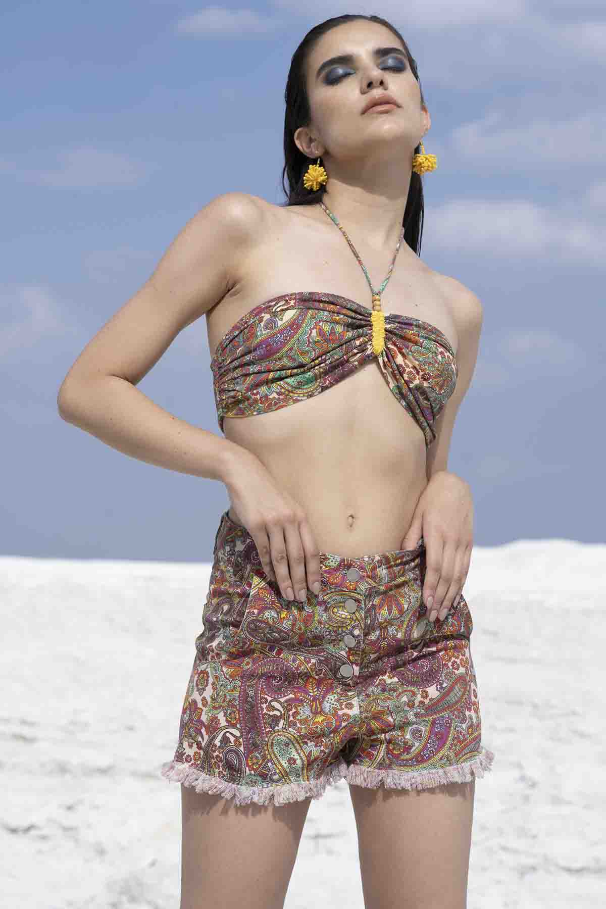 Cotton Printed Shorts