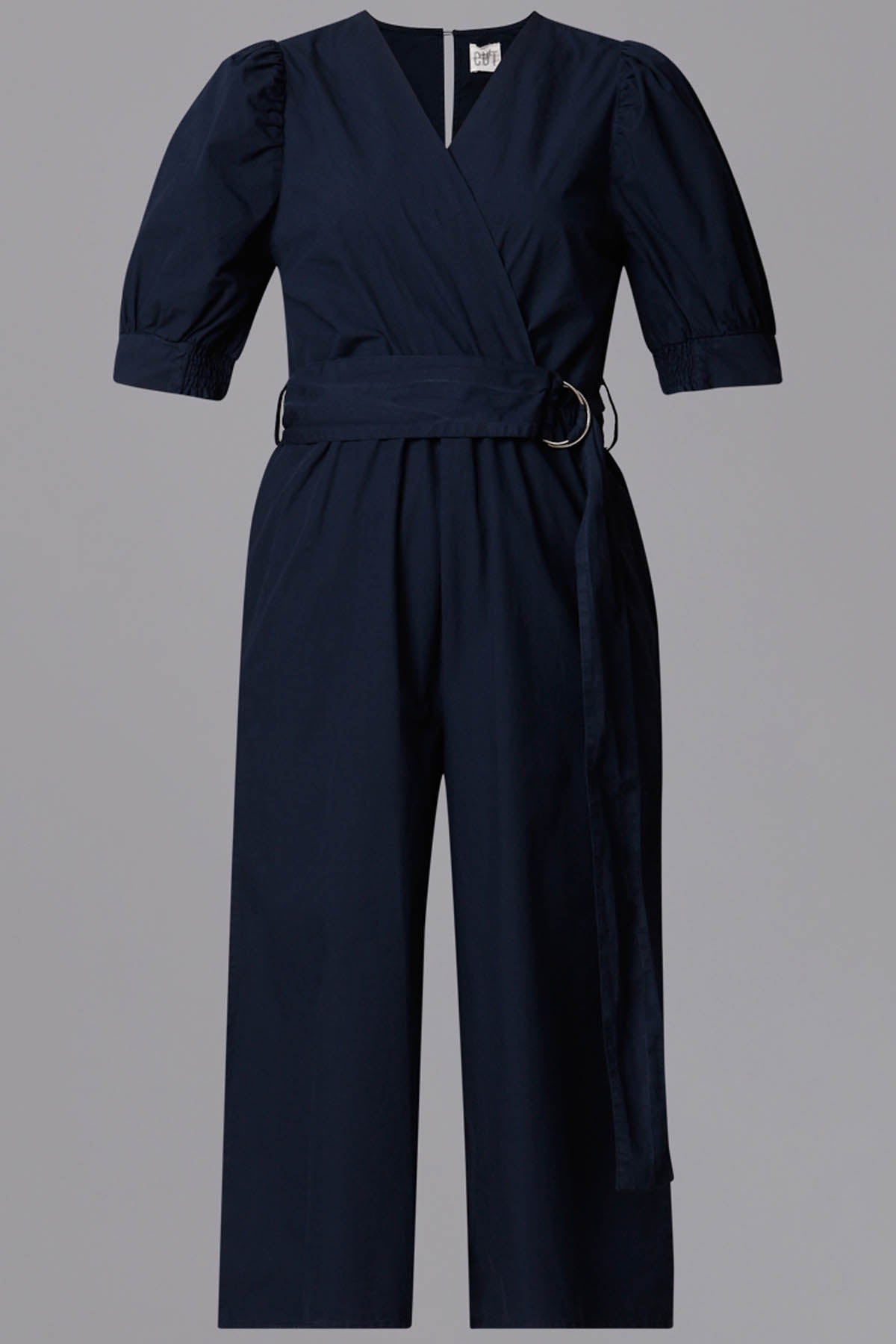 Cotton Puff Sleeves Jumpsuit