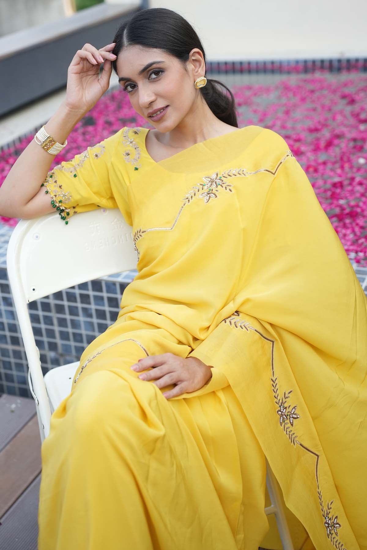 Crepe Royal Maharani Saree