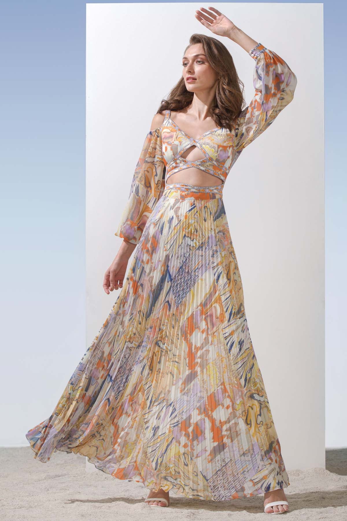 Criss Cross Cut Out Dress