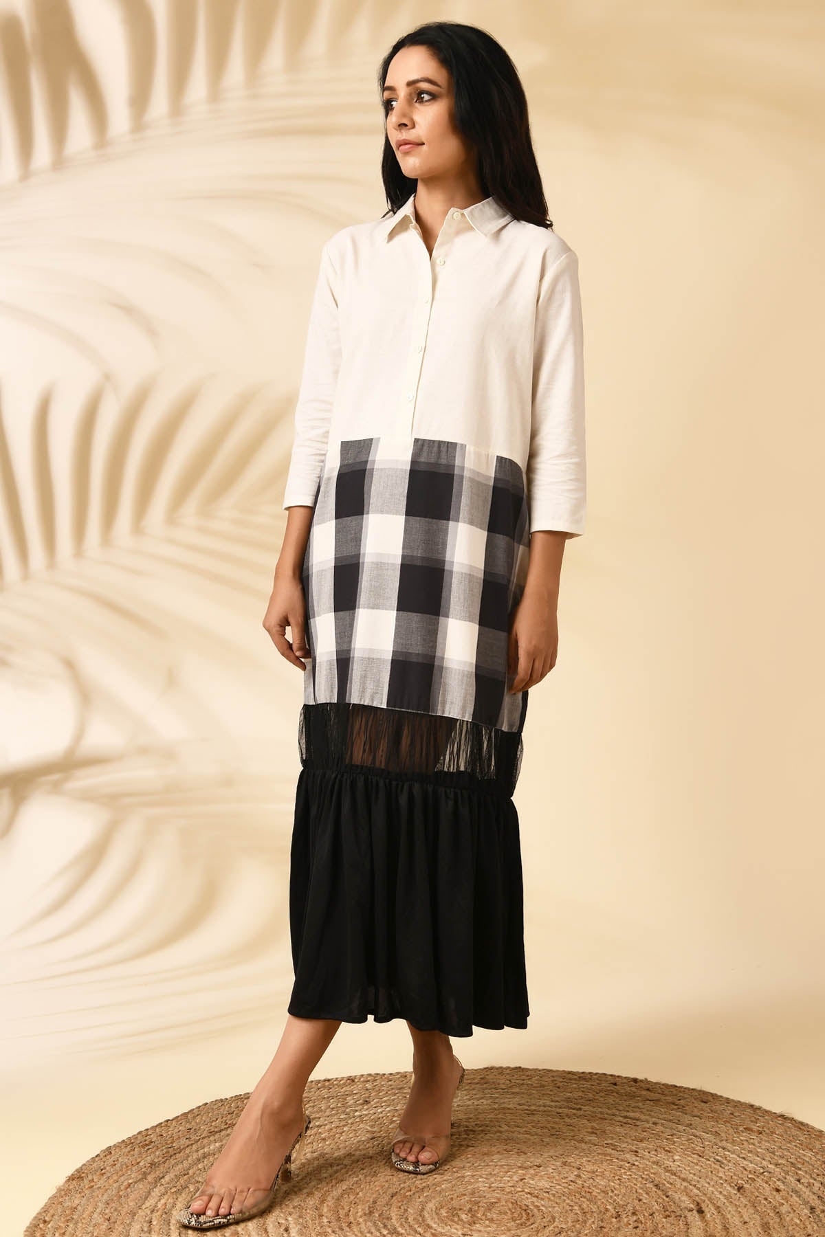 Buy Markkah Studio Crossword Layered Dress for Women Online at ScrollnShops