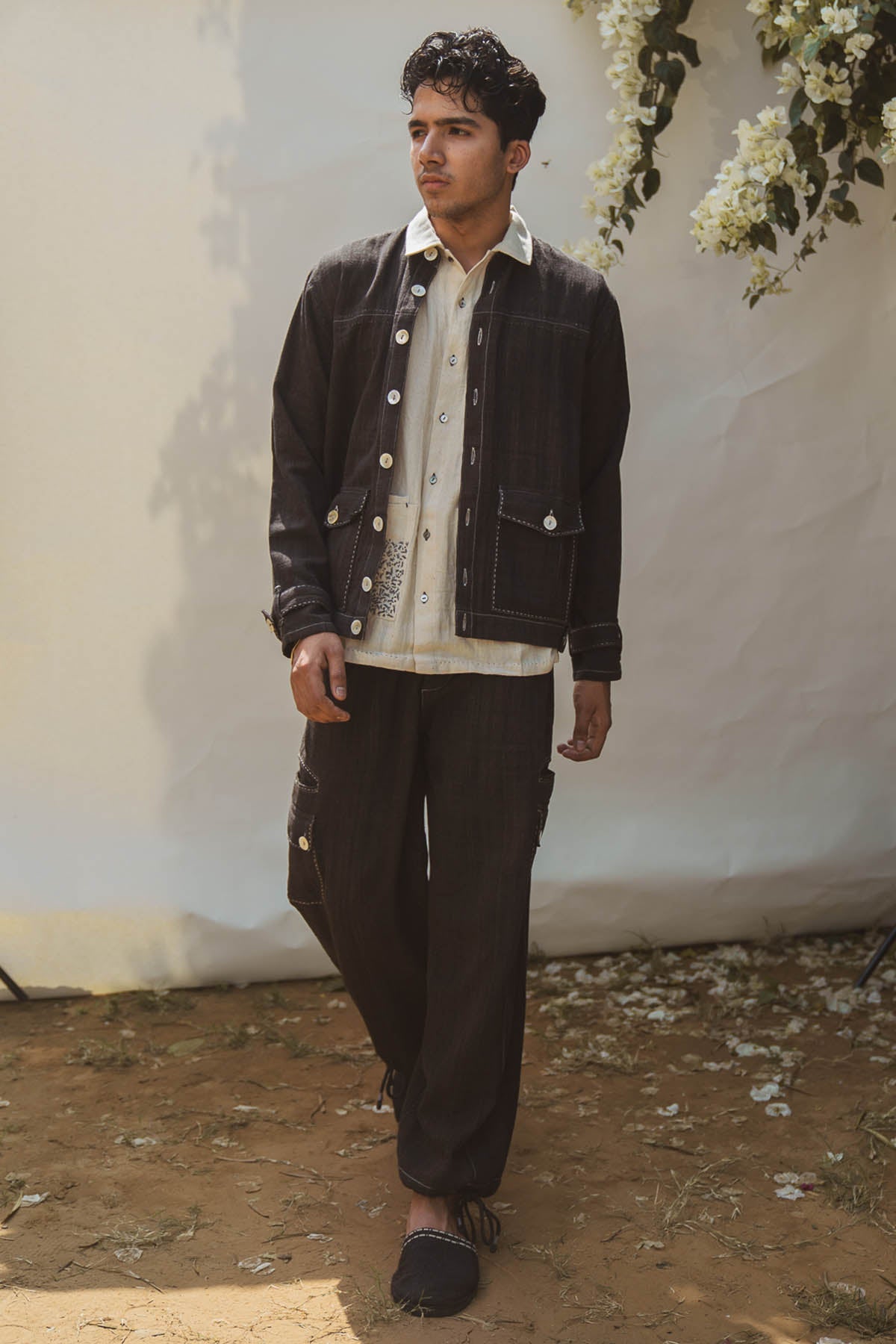 Buy Designer Dawning Utility Cotton Pants By Lafaani