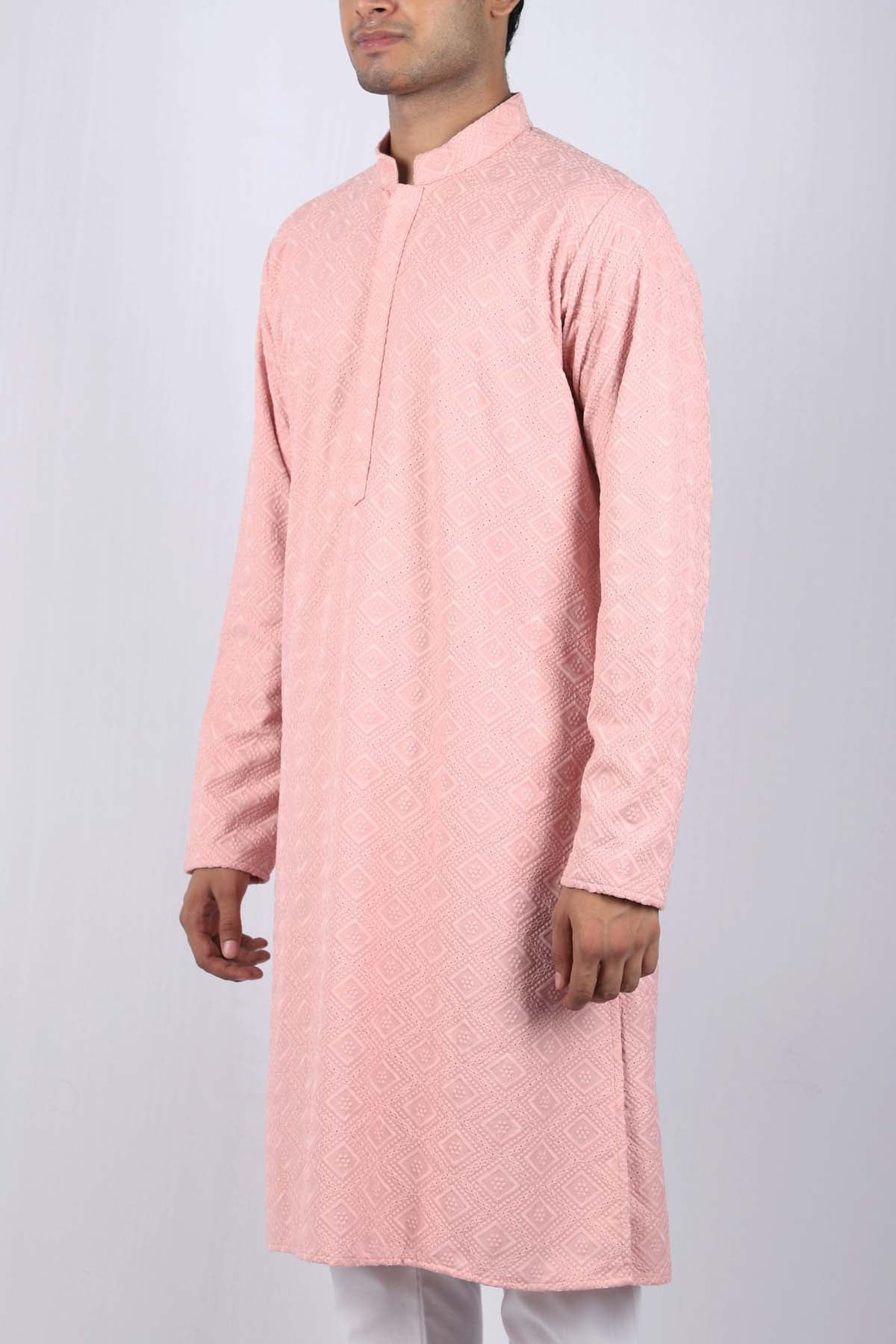 Diamond Embroidered Kurta Set