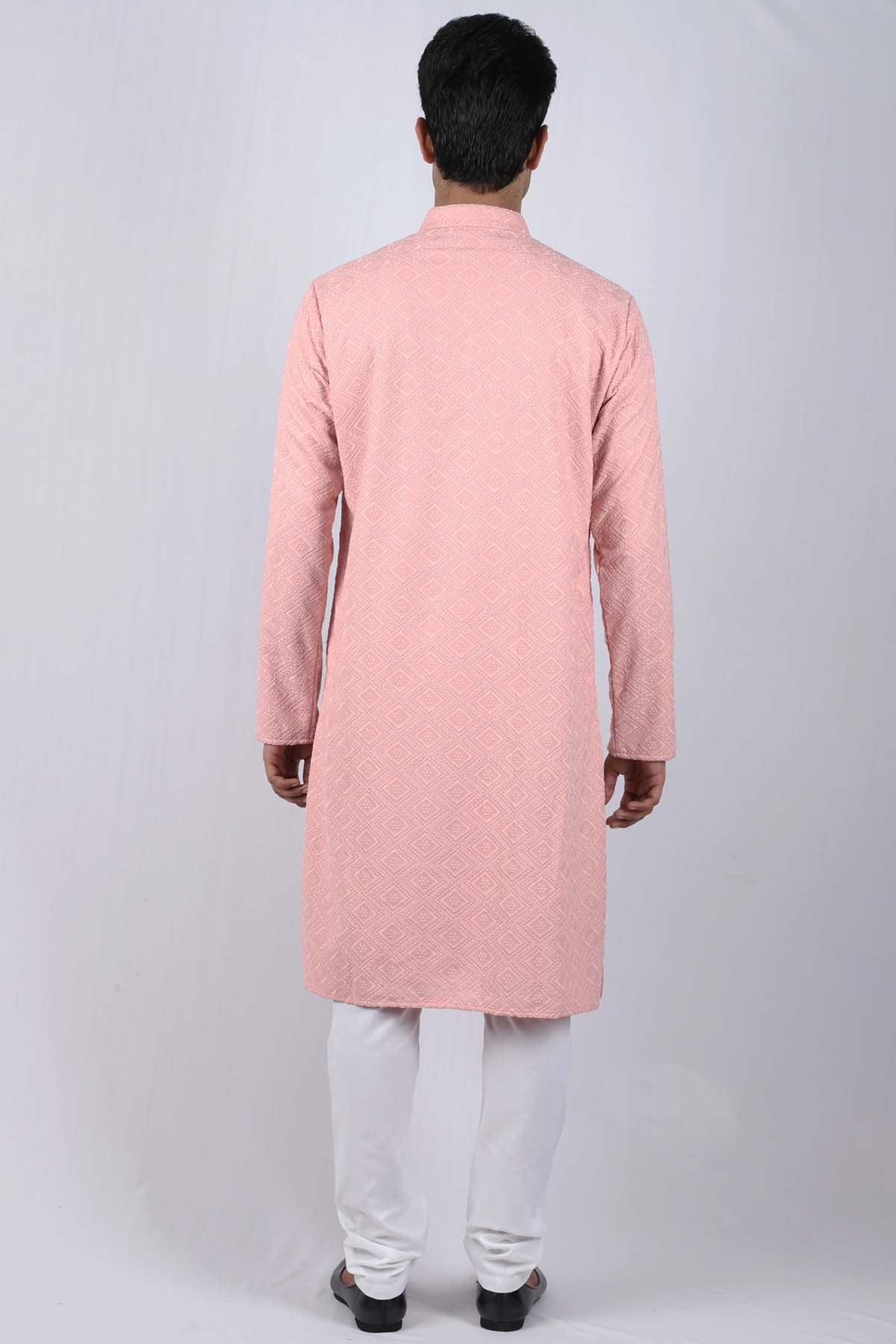 Diamond Embroidered Kurta Set