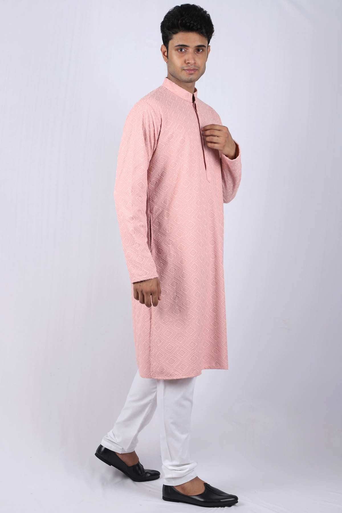 Diamond Embroidered Kurta Set