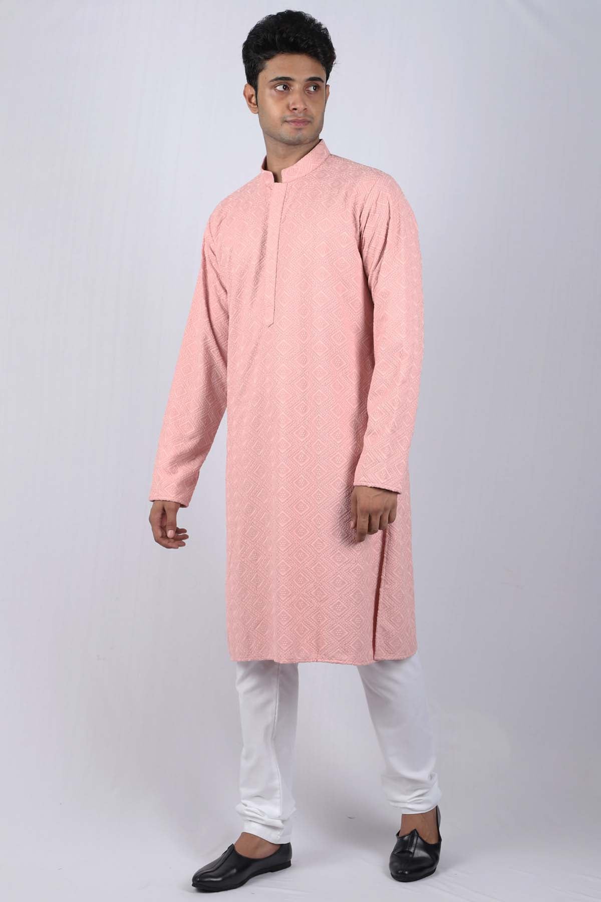 Diamond Embroidered Kurta Set
