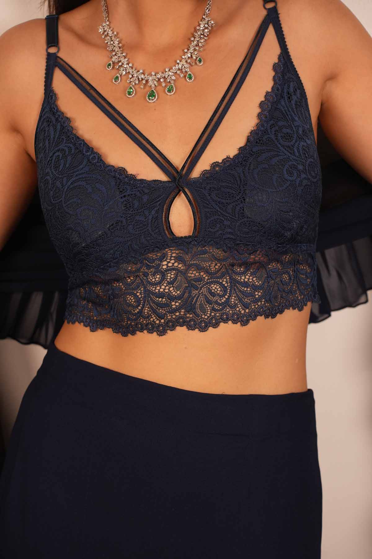 Draped Georgette Saree