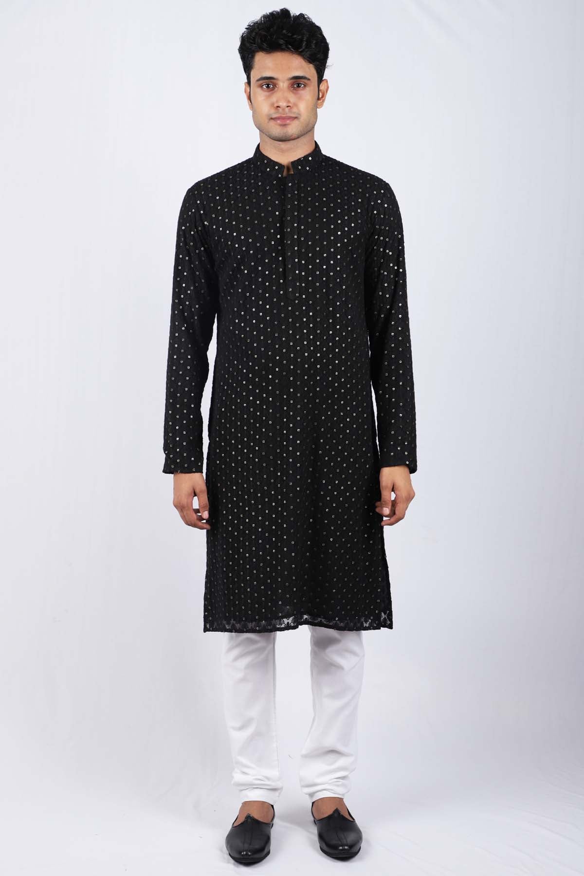 Buy Embellished Nawaab Kurta Set For Men Available online at ScrollnShops