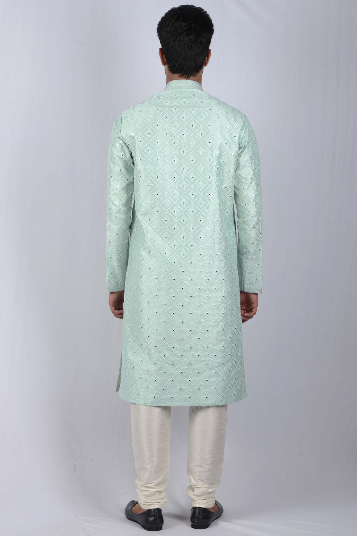 Embroidered Kaanchkari Kurta Set