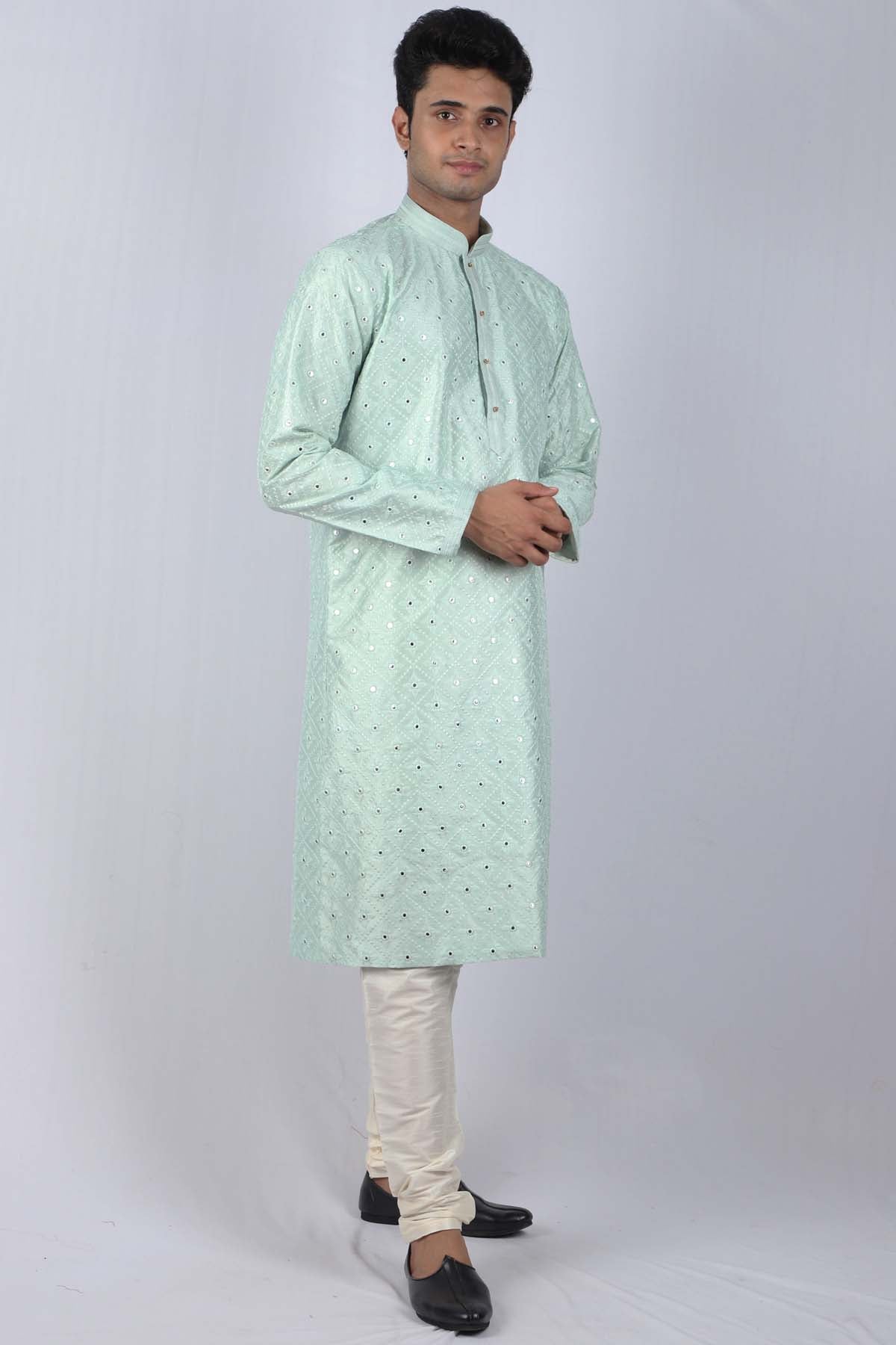 Embroidered Kaanchkari Kurta Set