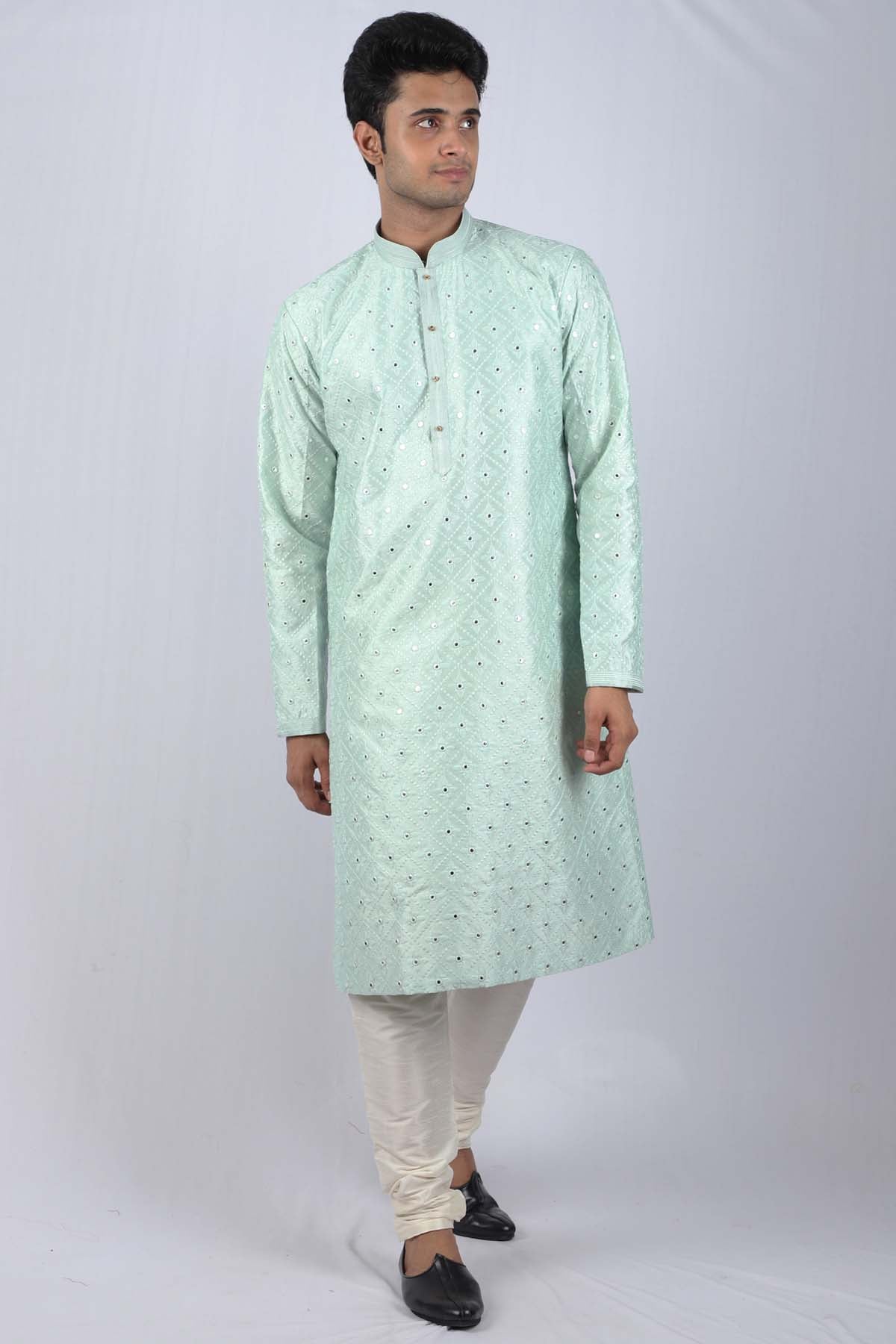 Embroidered Kaanchkari Kurta Set